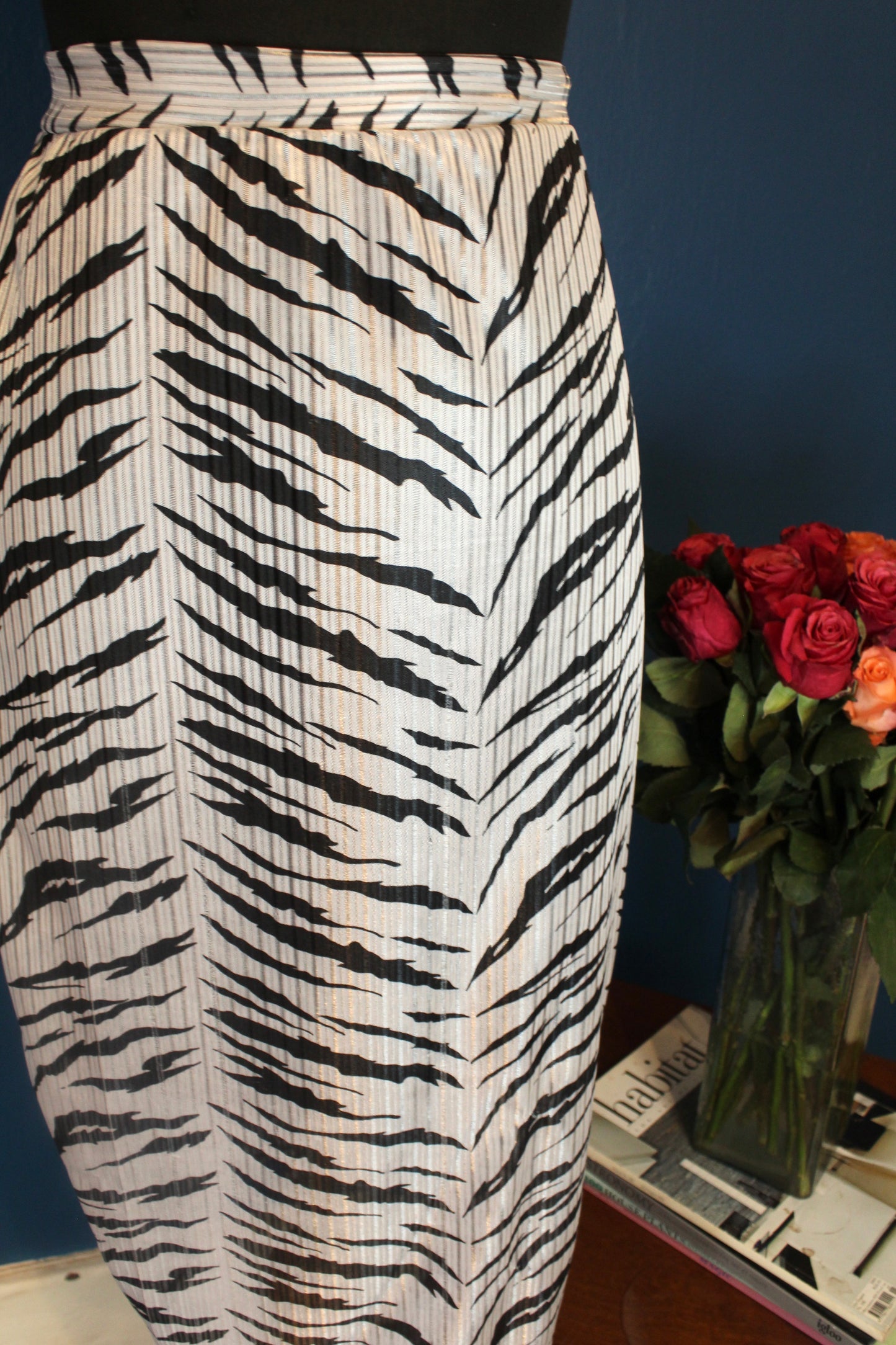 Animal print skirt