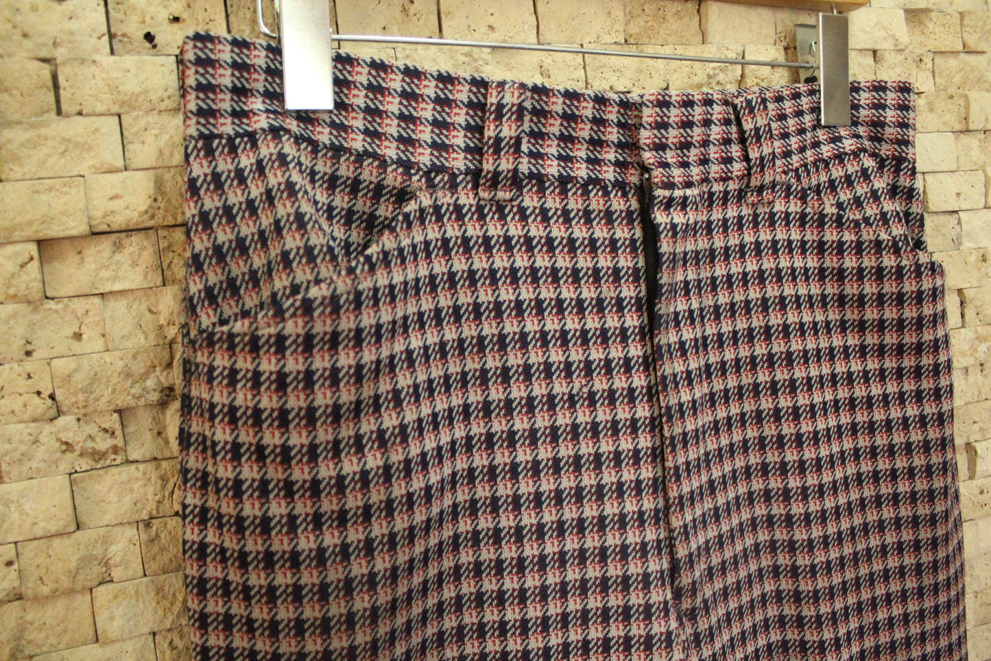 Check Tweed Pants
