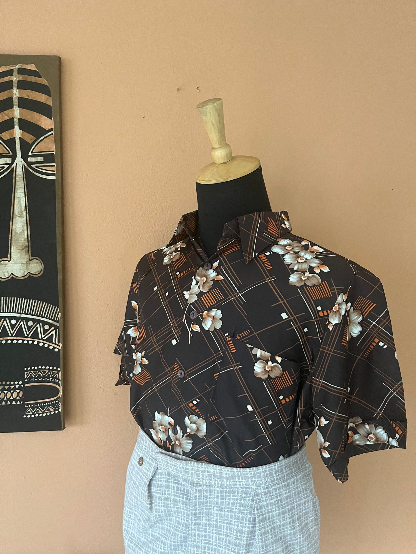 Vintage Summer Print Shirt