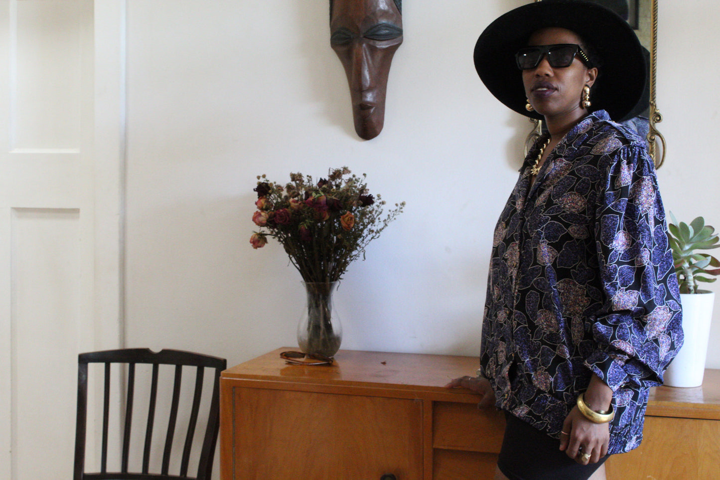 Purple Print Light Jacket