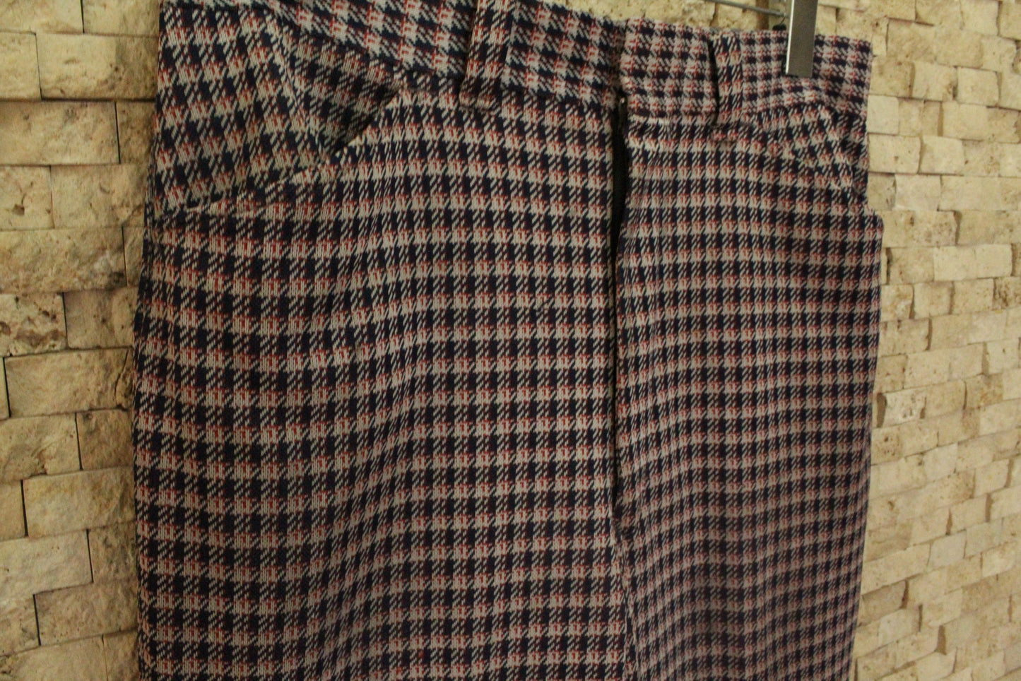 Check Tweed Pants