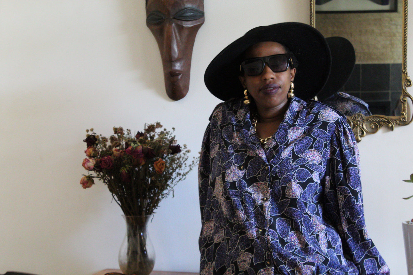 Purple Print Light Jacket