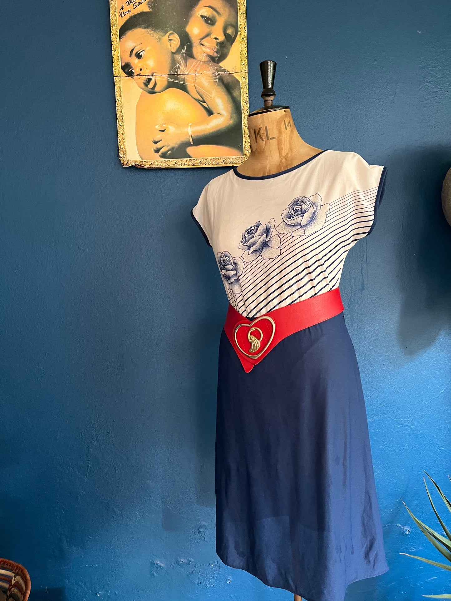 Blue & White Summer Dress