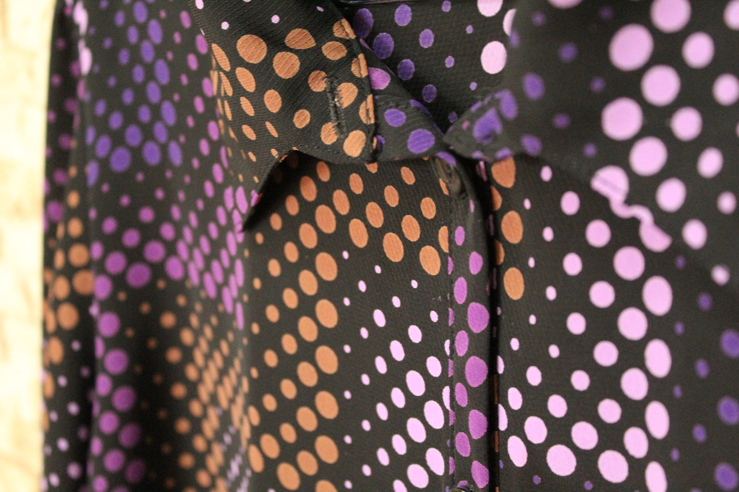 Black & Purple Blouse