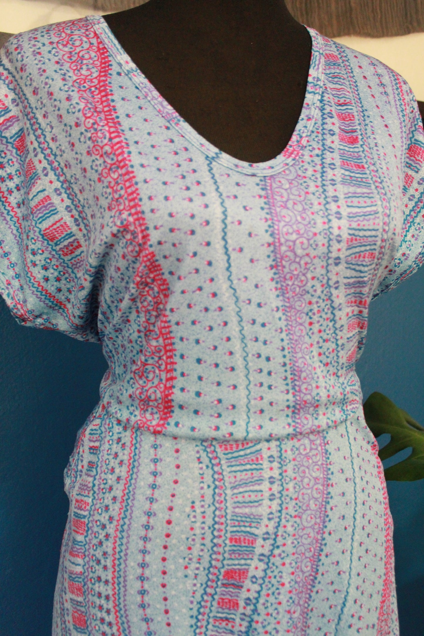 Vintage Short Sleeved Summer Dress