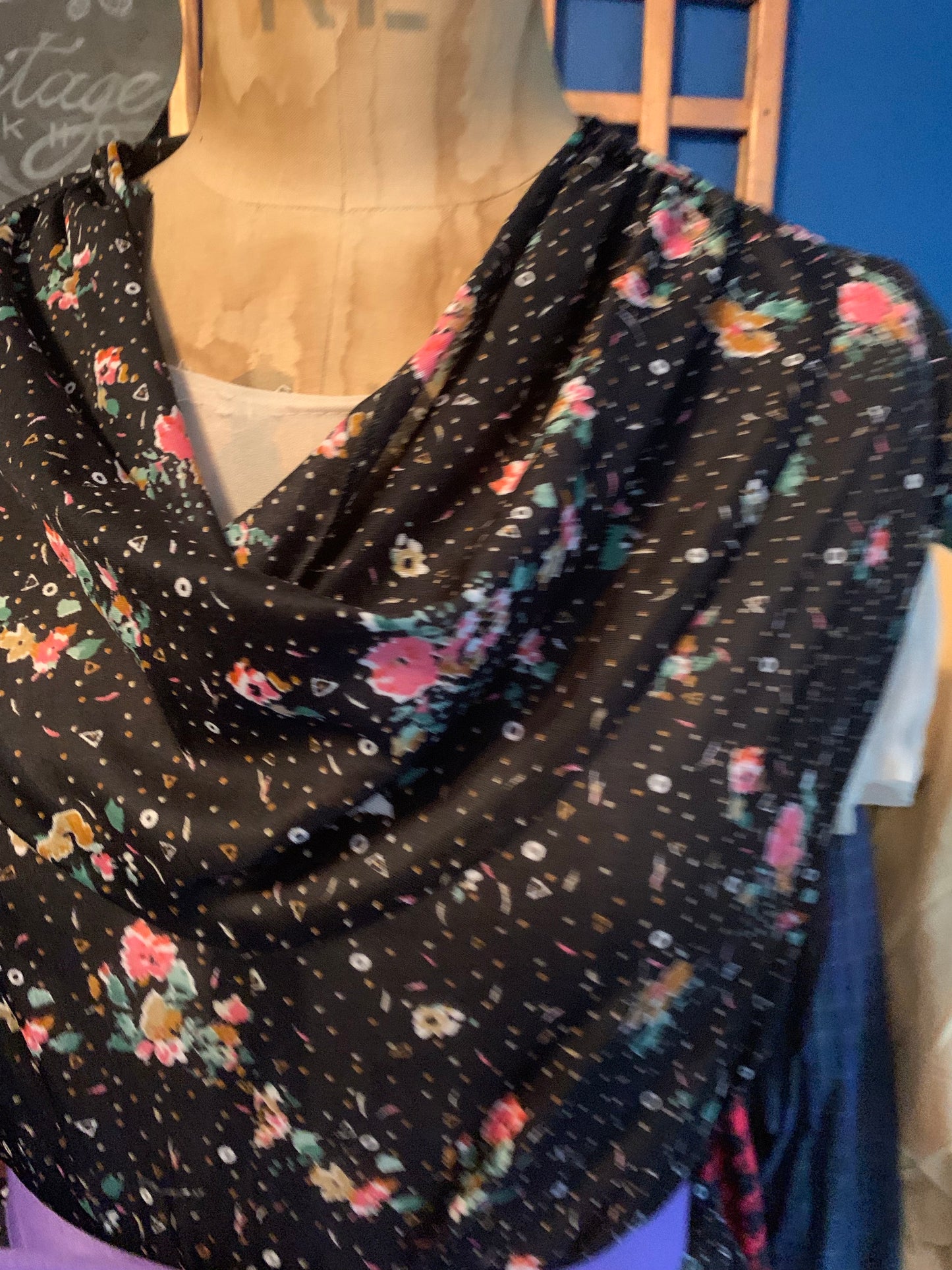 Floral vintage summer dress