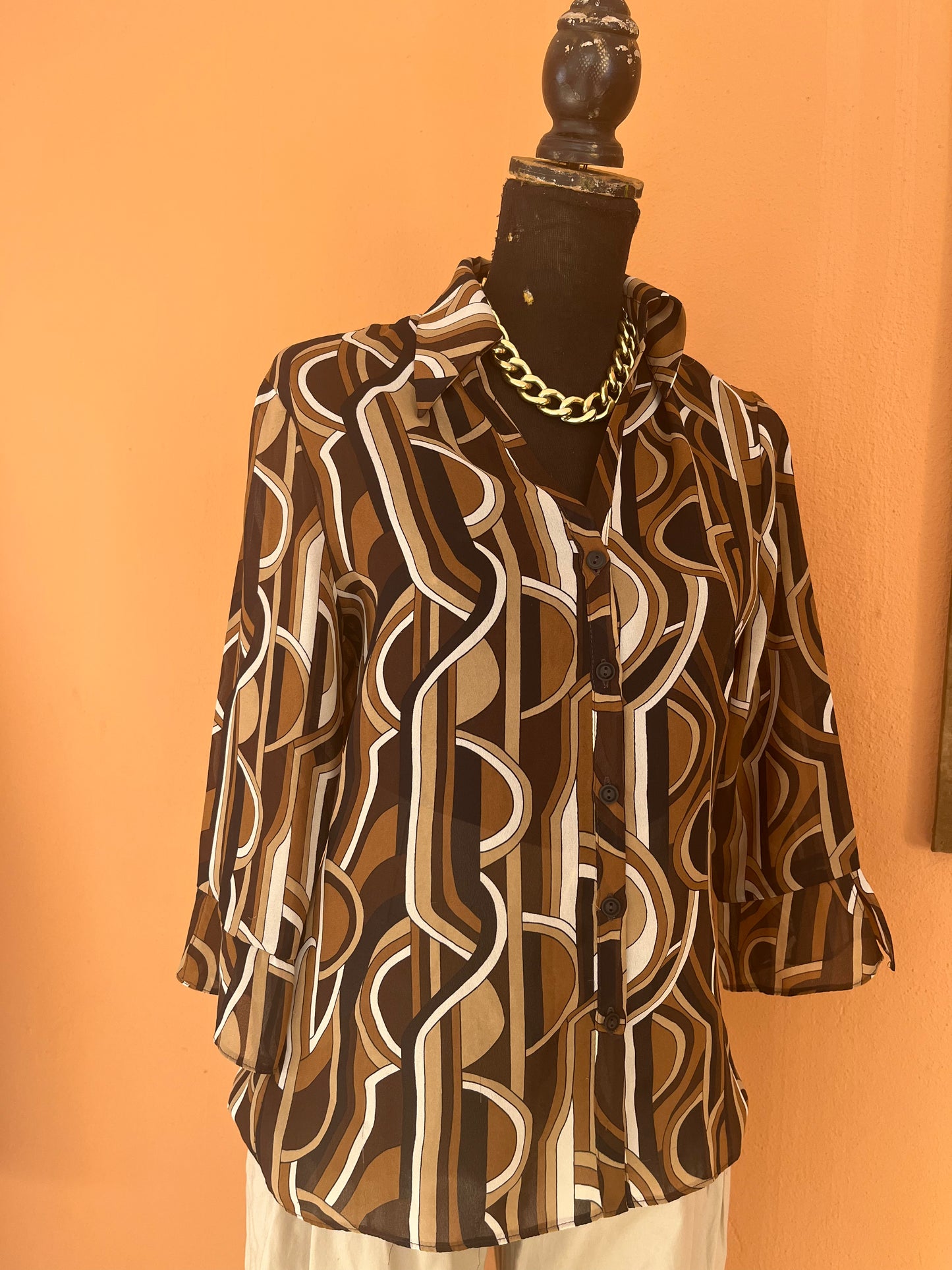 Bold Print Blouse