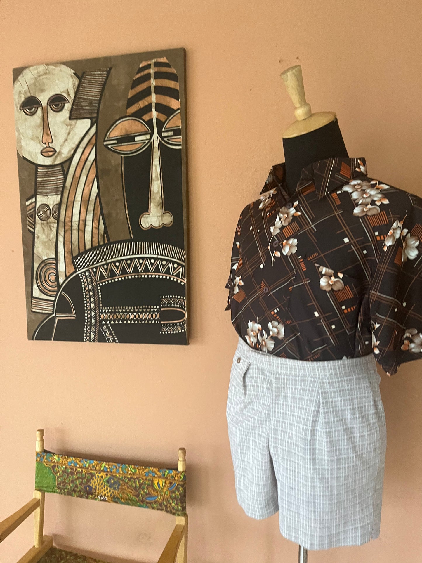 Vintage Summer Print Shirt