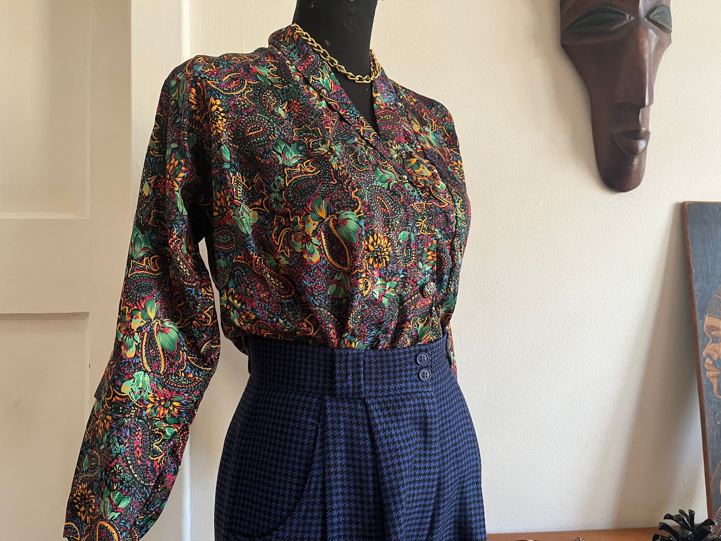 Paisley Print Blouse