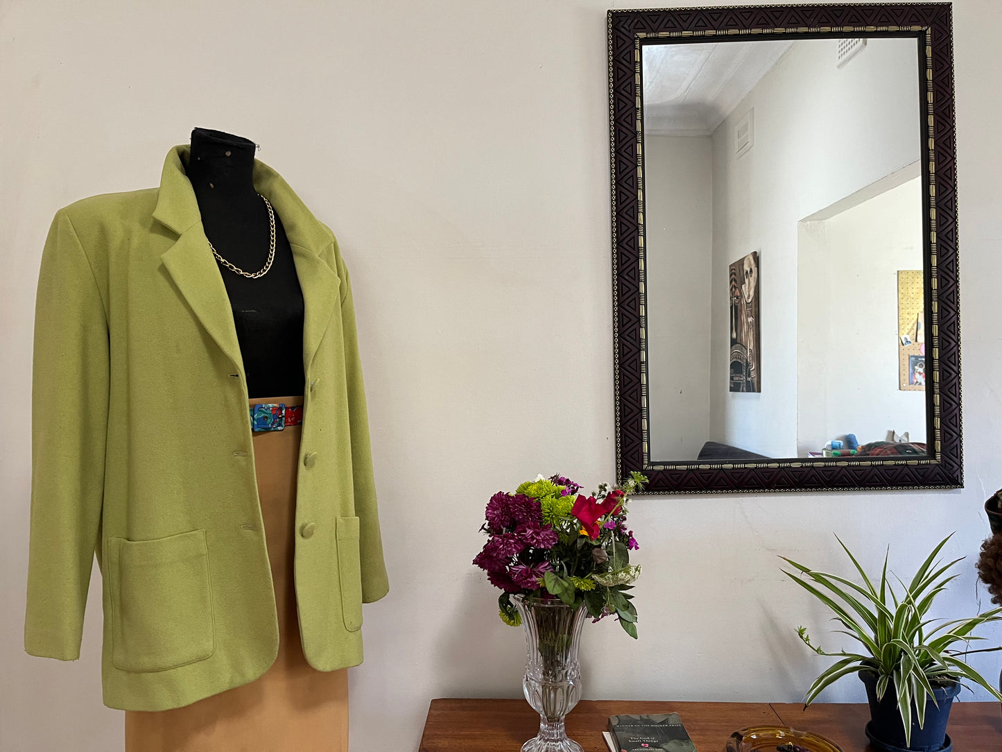 Lime Green Wool Blazer