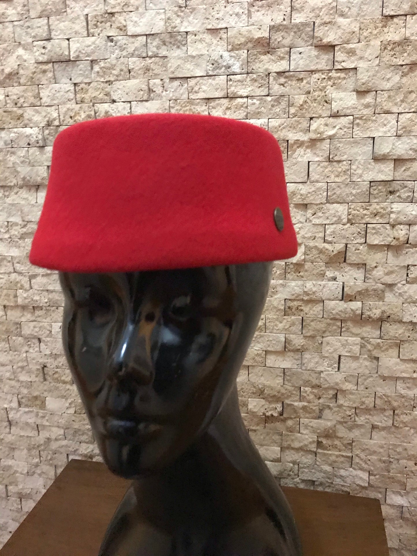 Red fez hat
