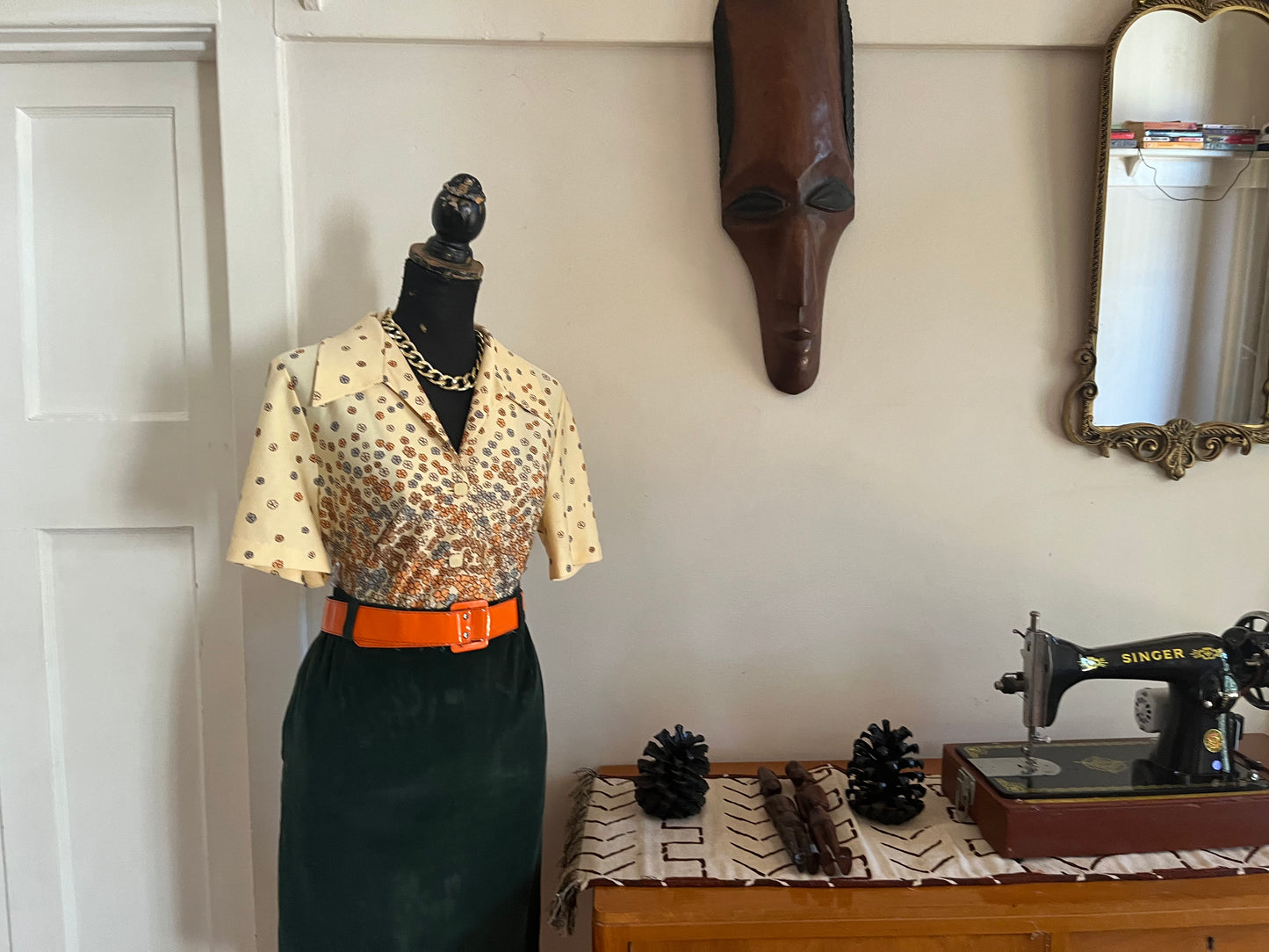 Floral Print Button-Down