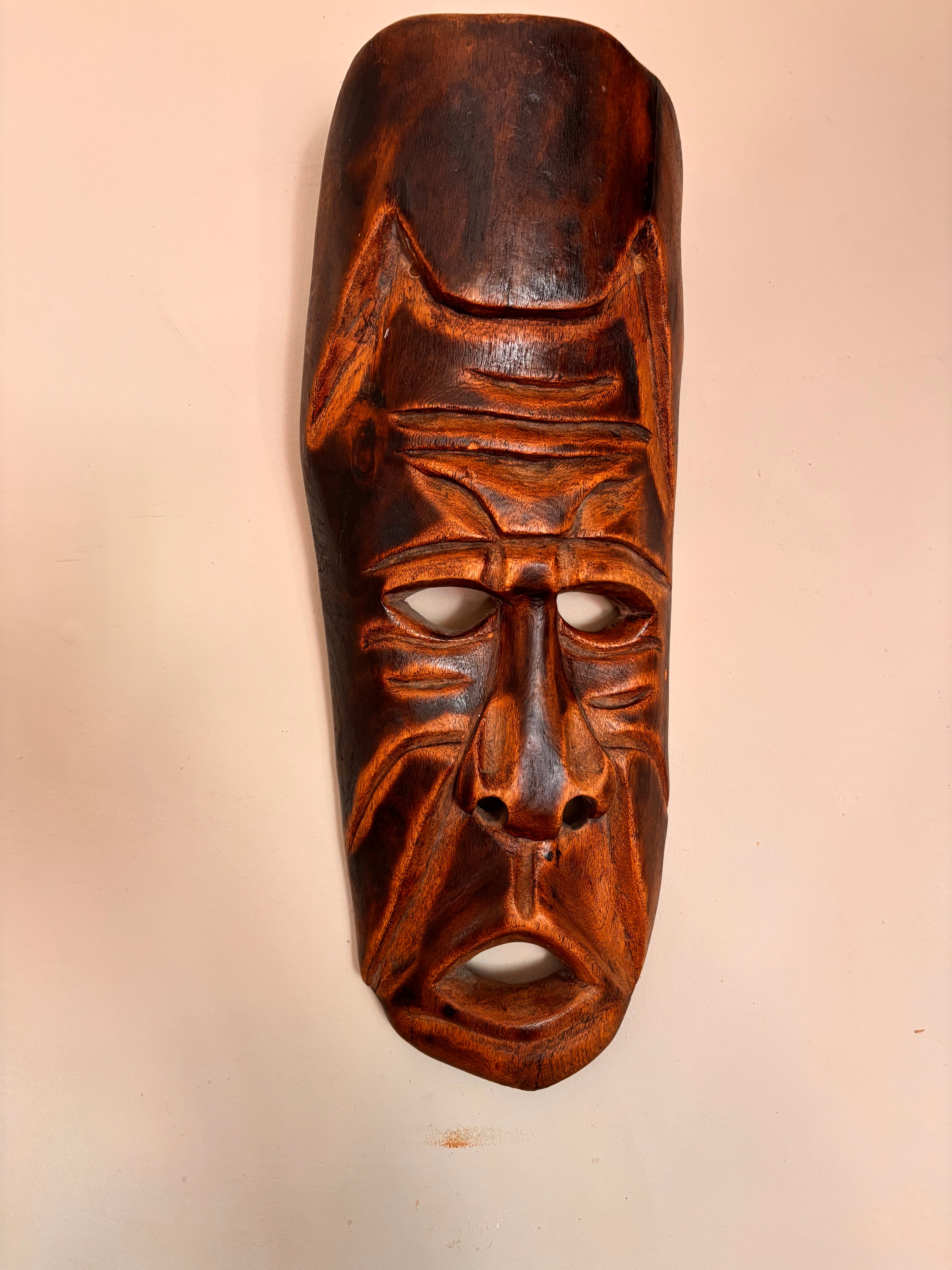 Vintage Handcrafted African Mask