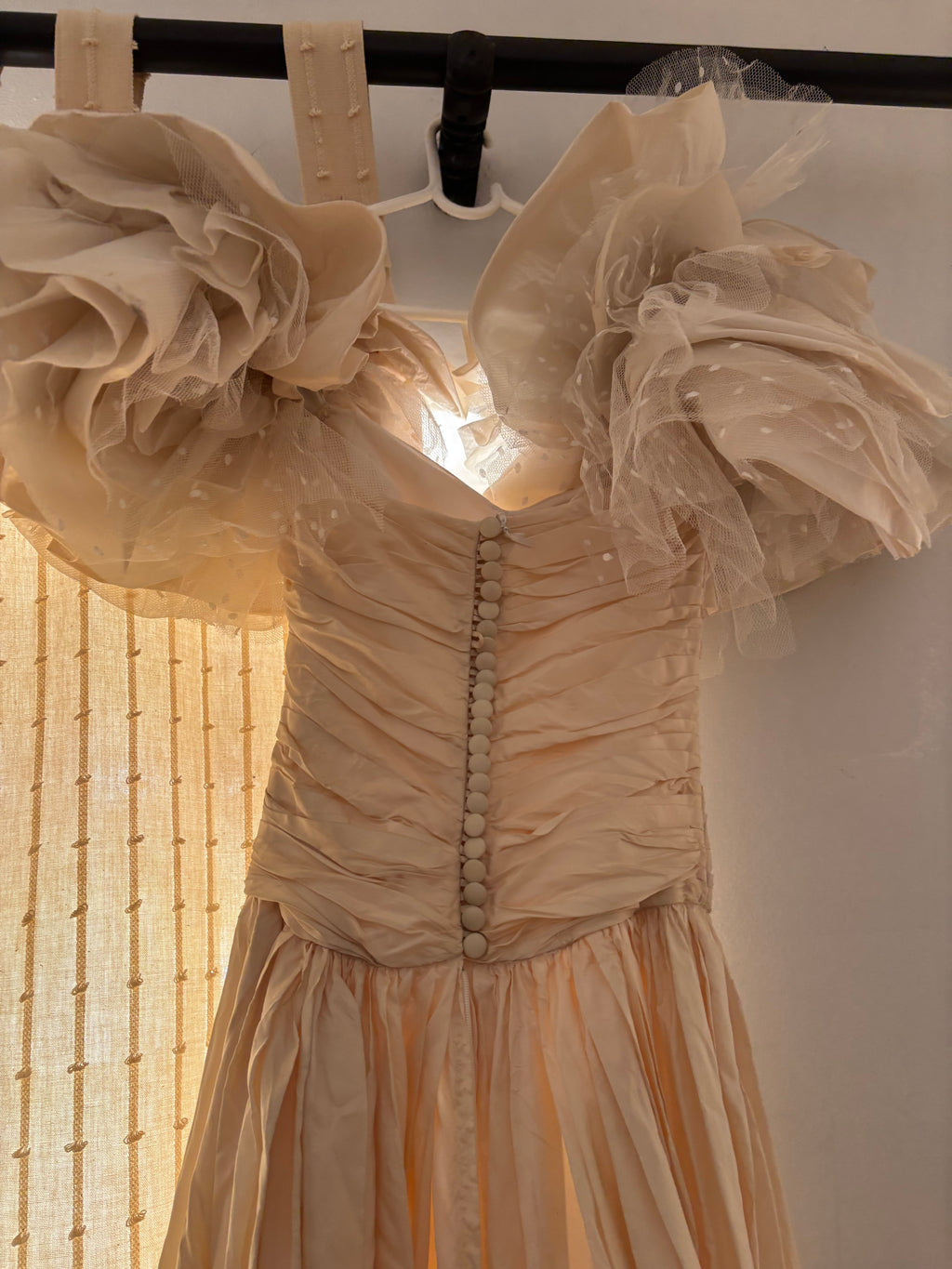 Vintage Organza Wedding Dress