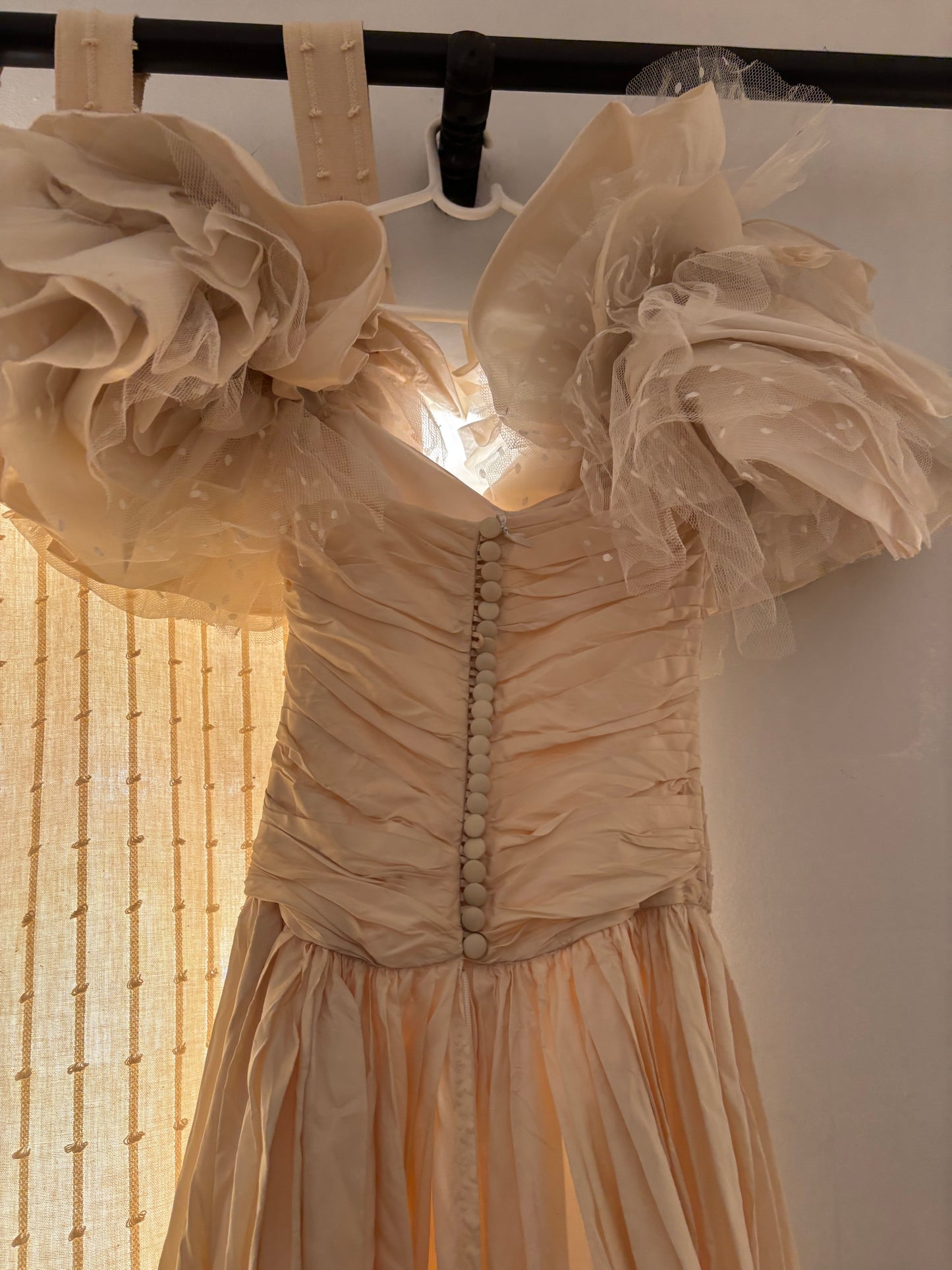 Vintage Organza Wedding Dress