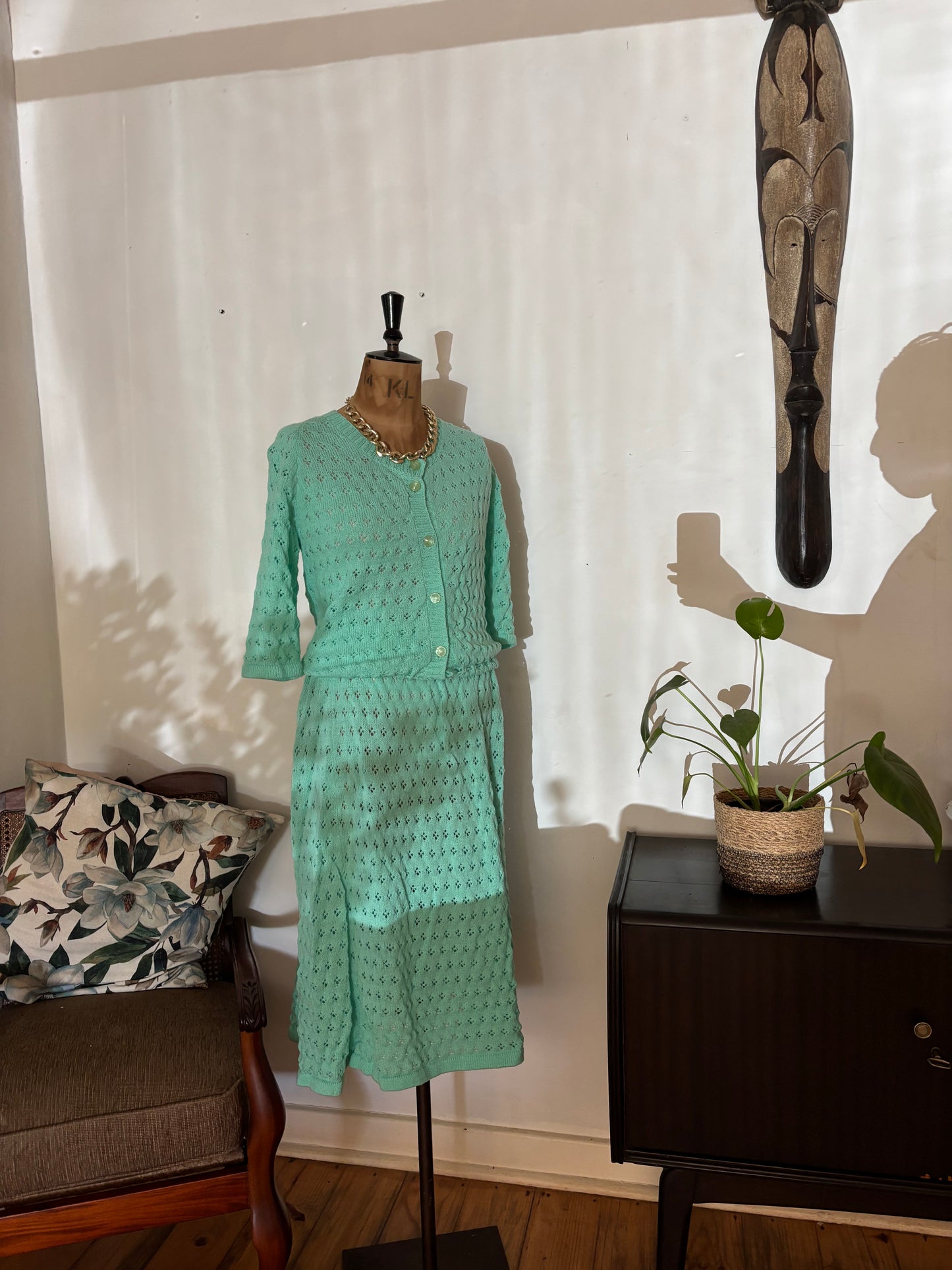 Hand Knitted Vintage Set