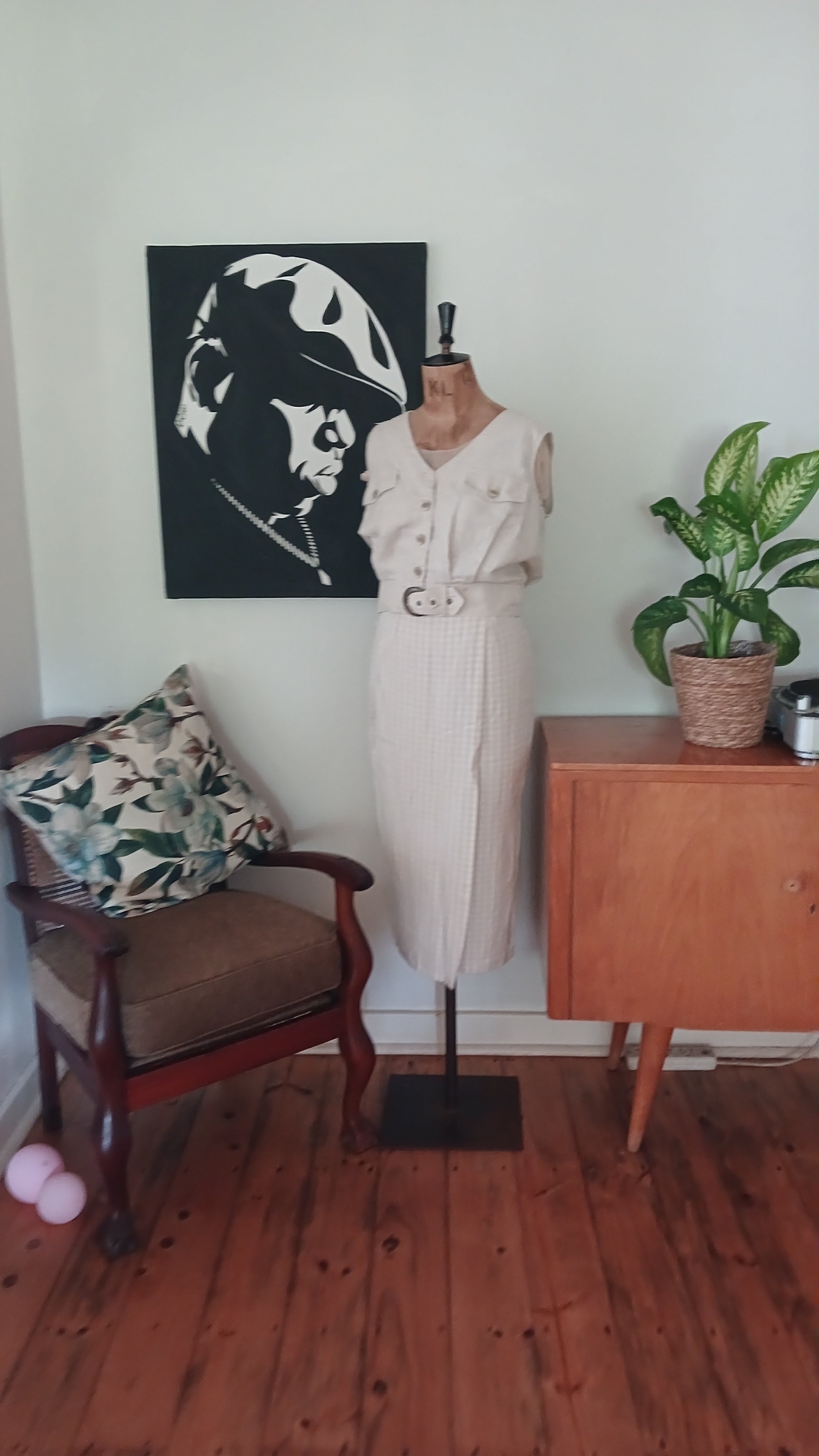 Linen Full Length Linen Skirt