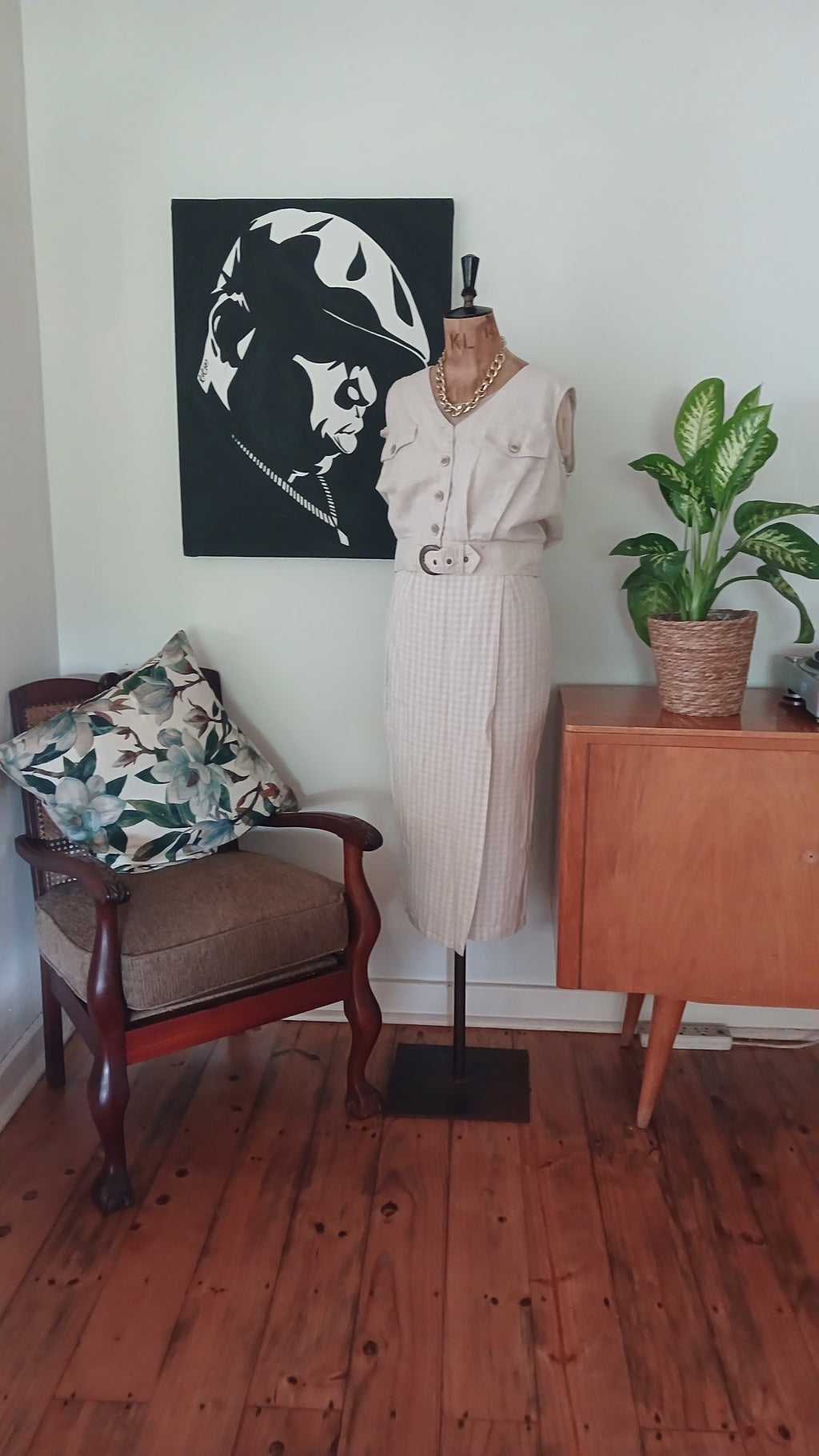 Linen Full Length Linen Skirt