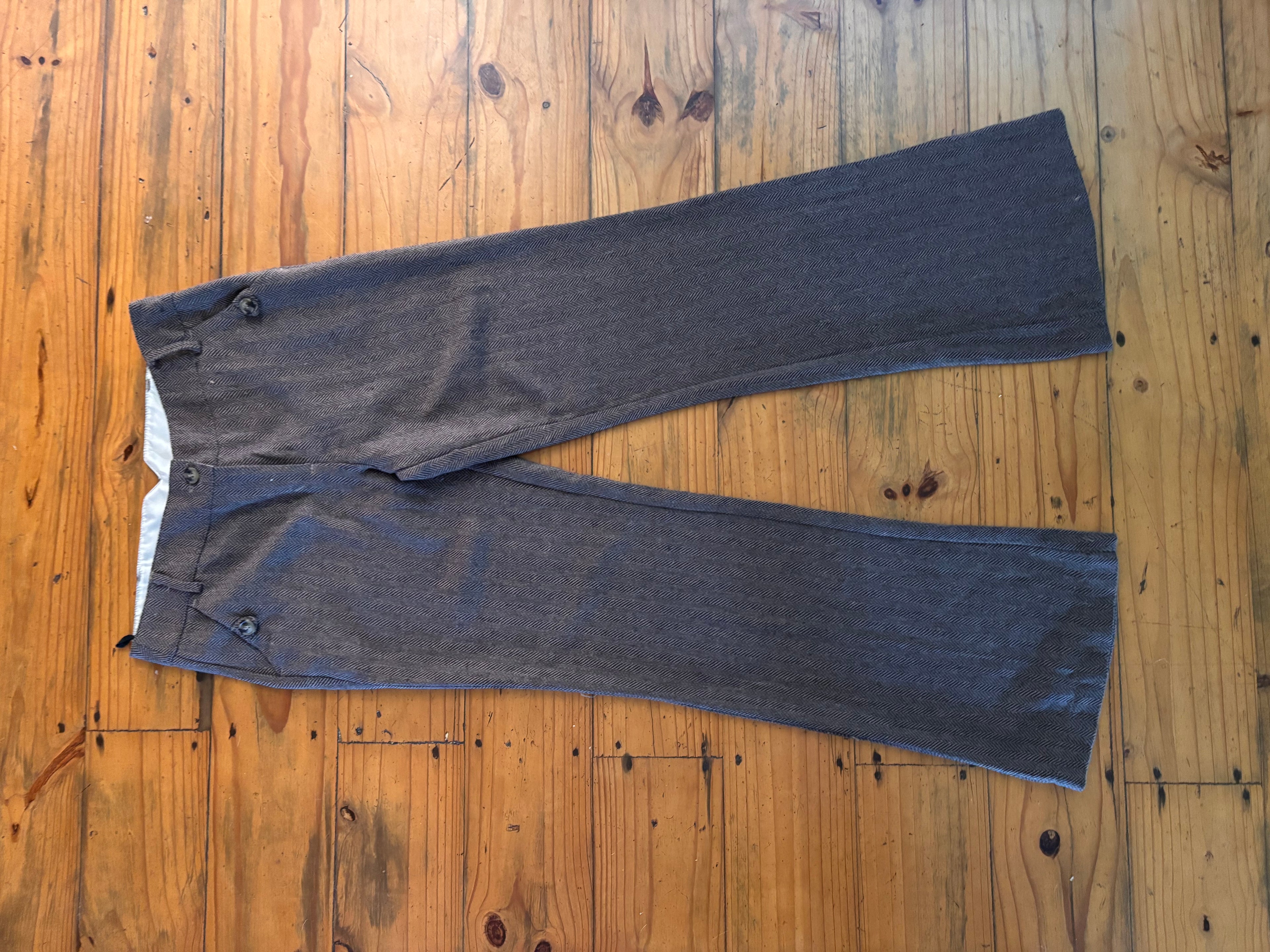 Scotch Lowrise Tweed Pants