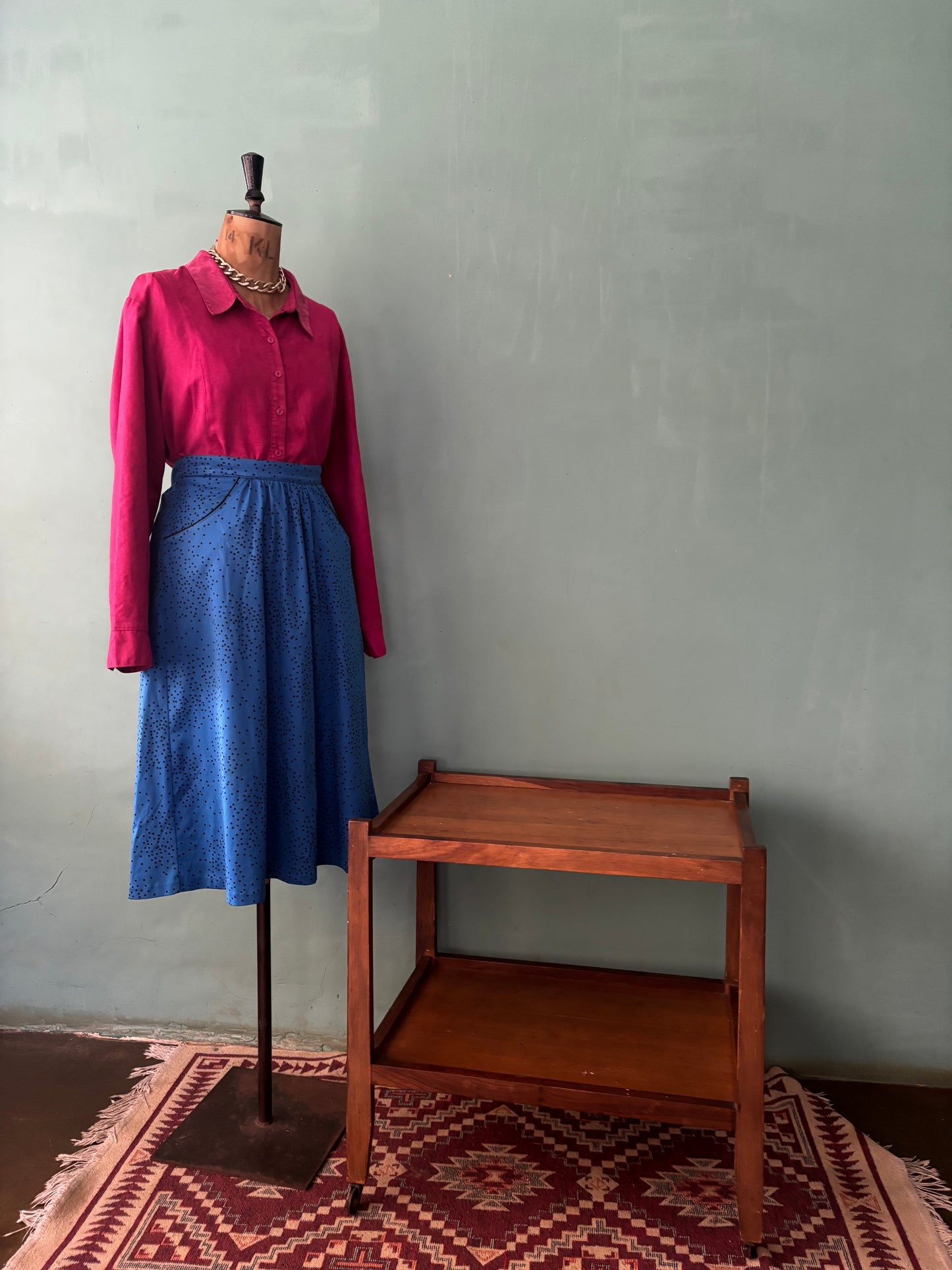 Vintage Dotted Skirt