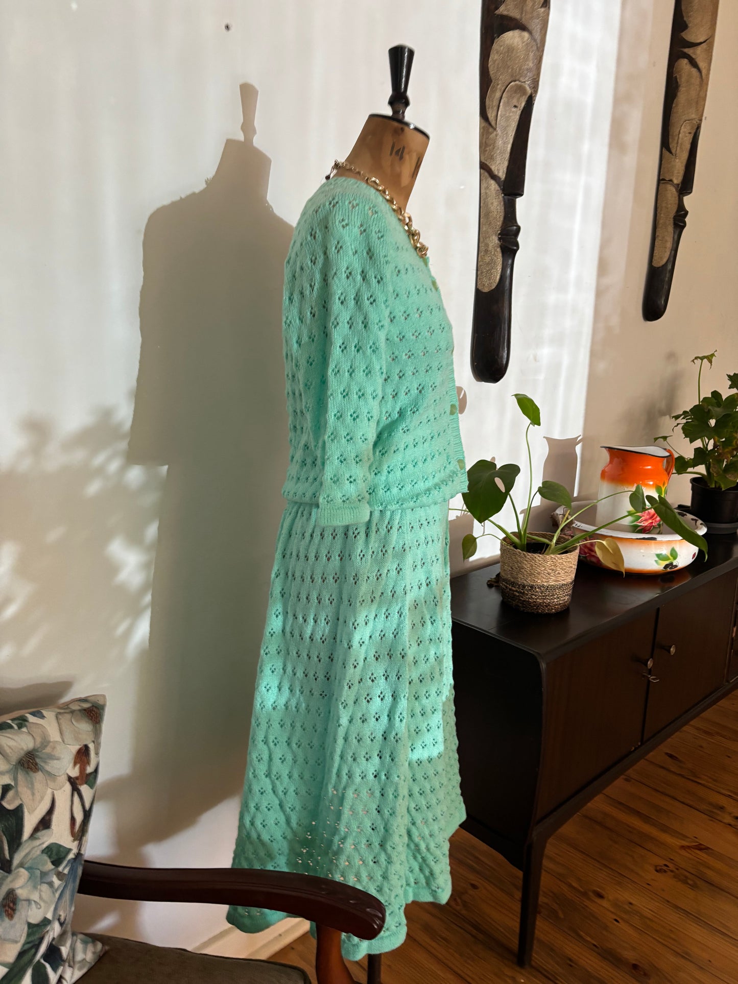 Hand Knitted Vintage Set