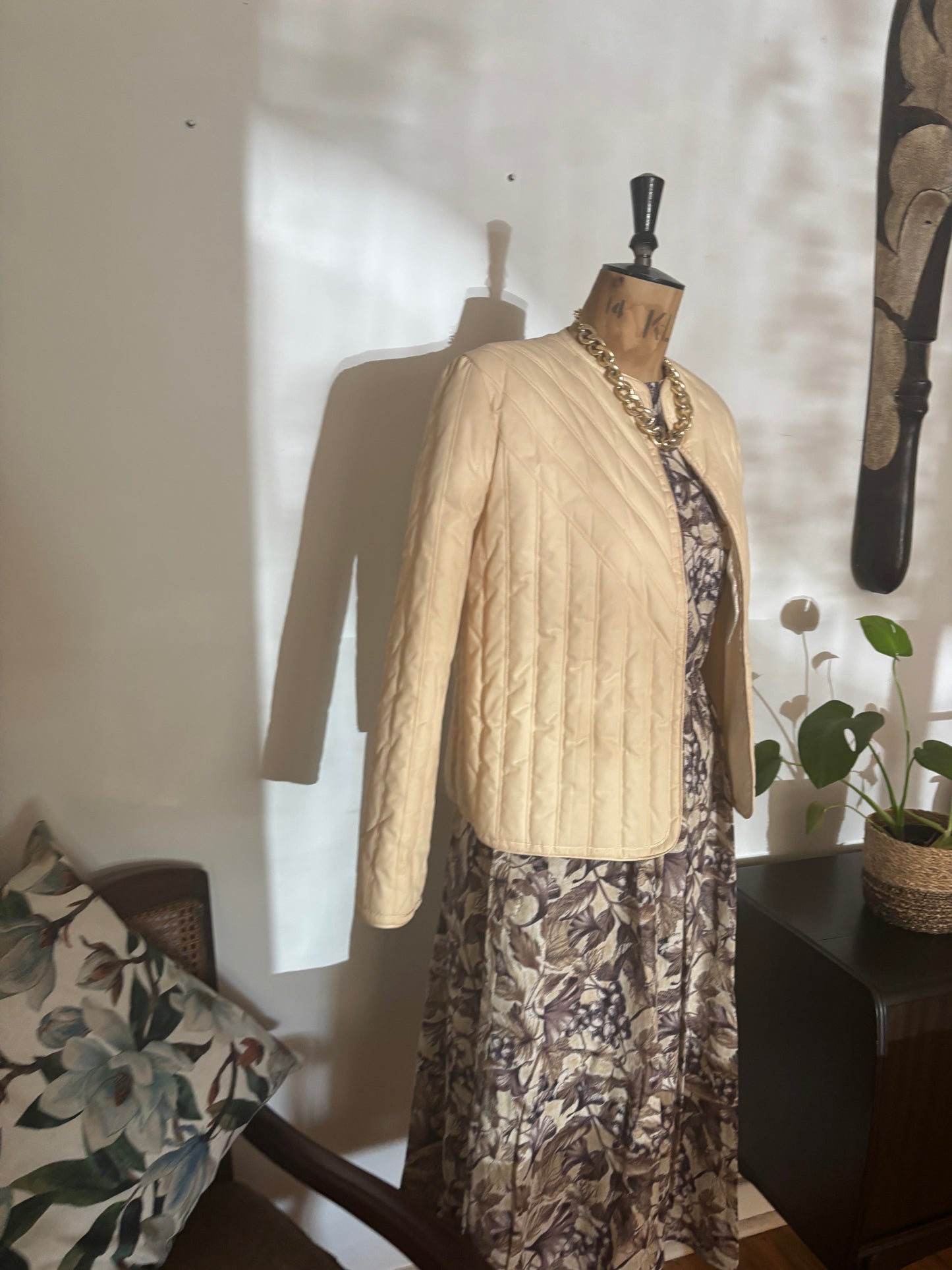 Vintage Silk Crop Jacket
