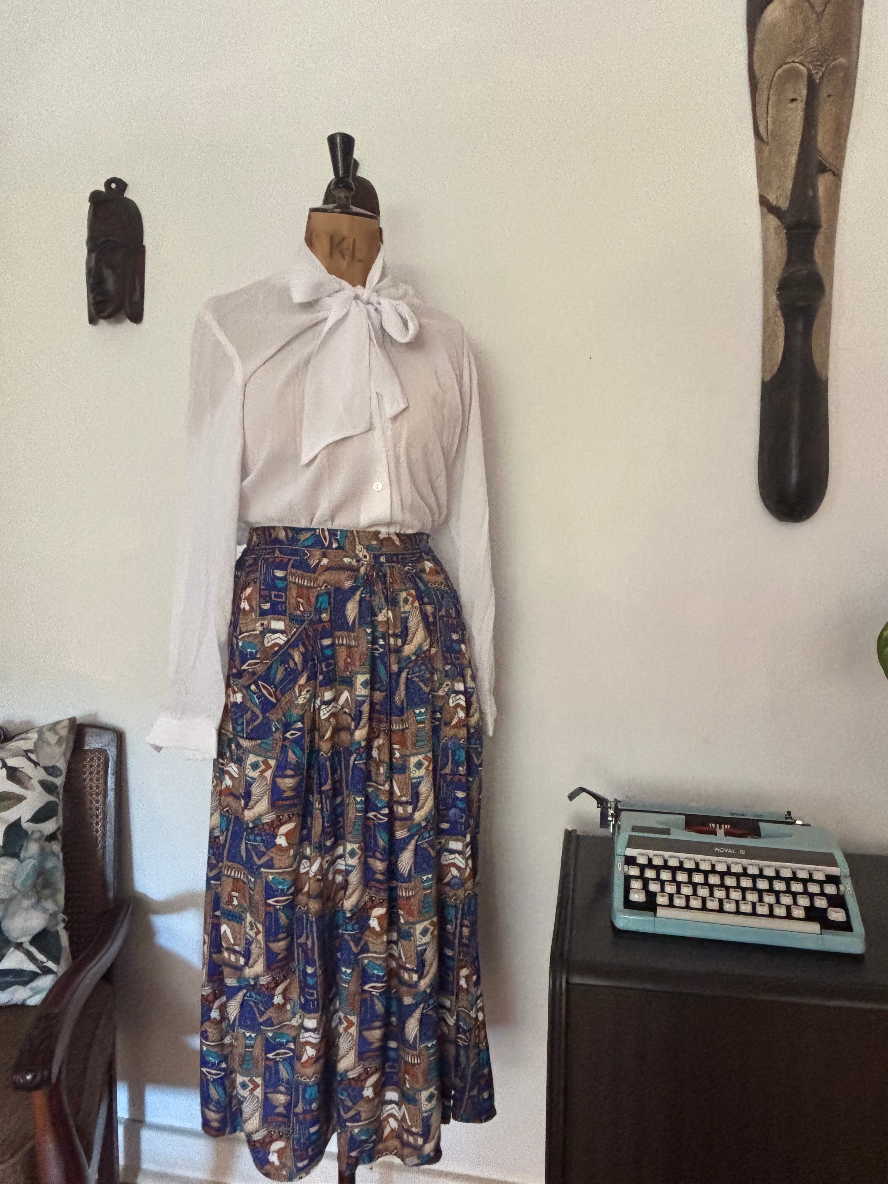 Chiffon Pussybow Vintage Blouse