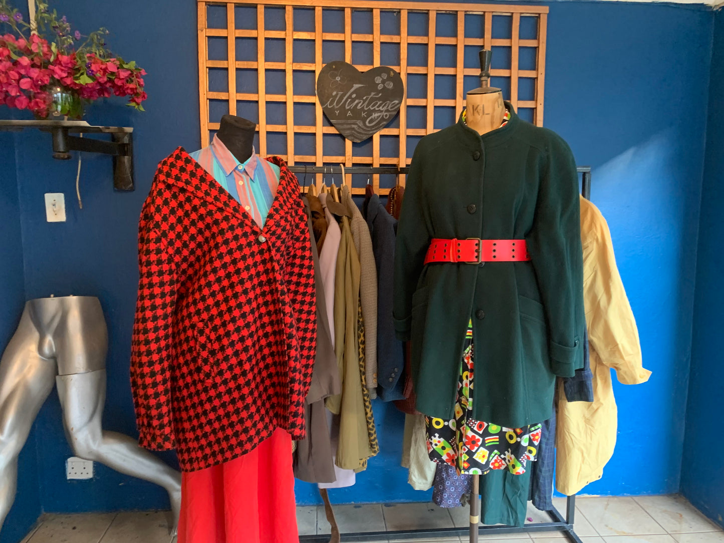 Vintage Houndstooth Vintage Coat