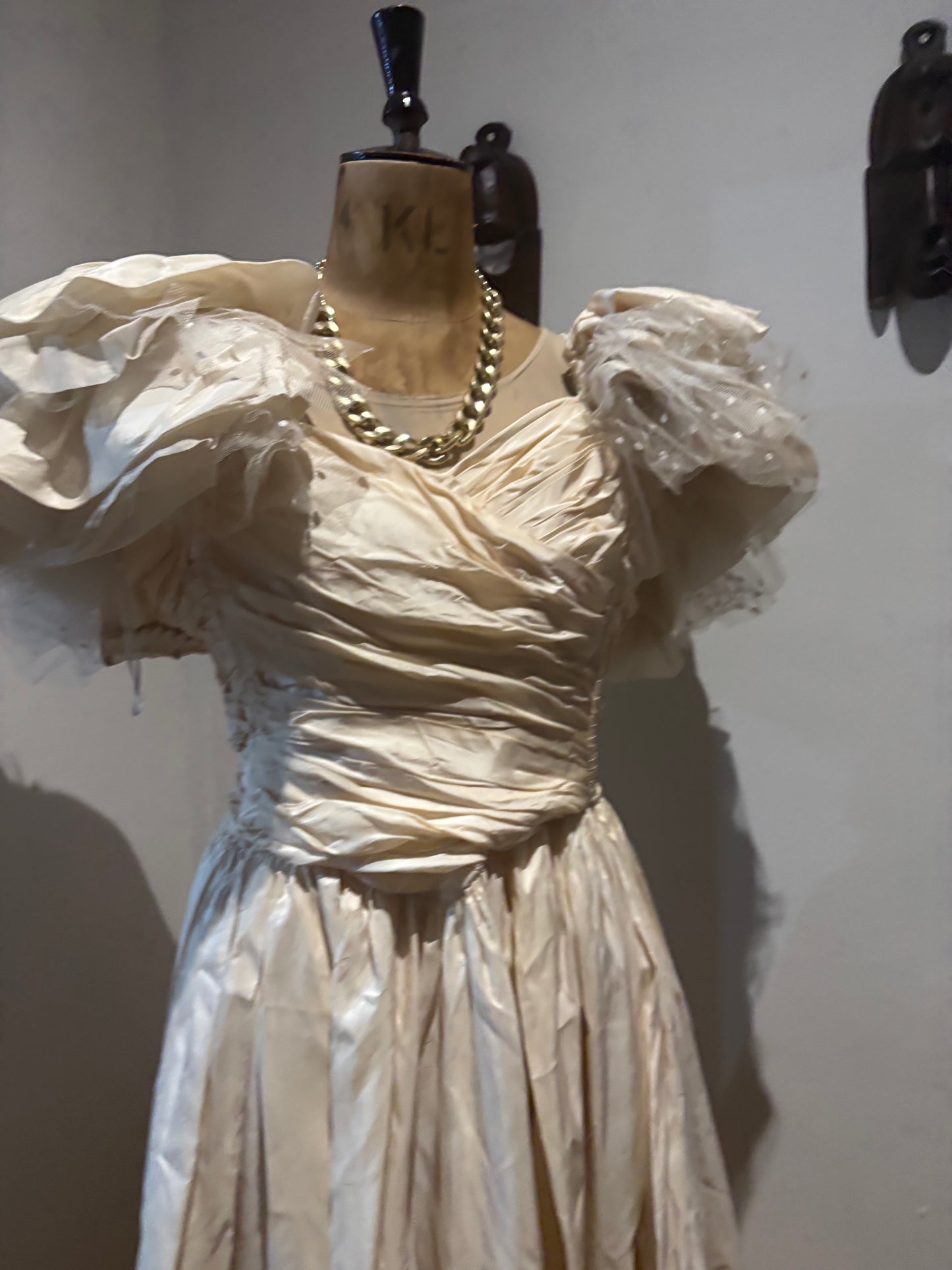 Vintage Organza Wedding Dress