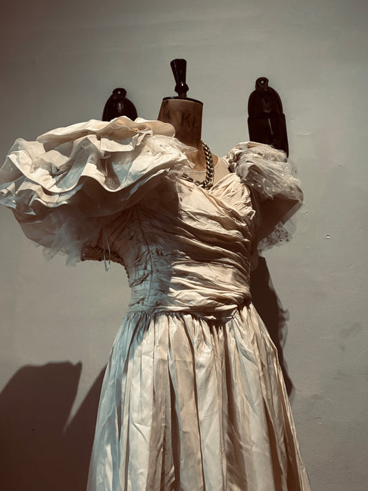 Vintage Organza Wedding Dress