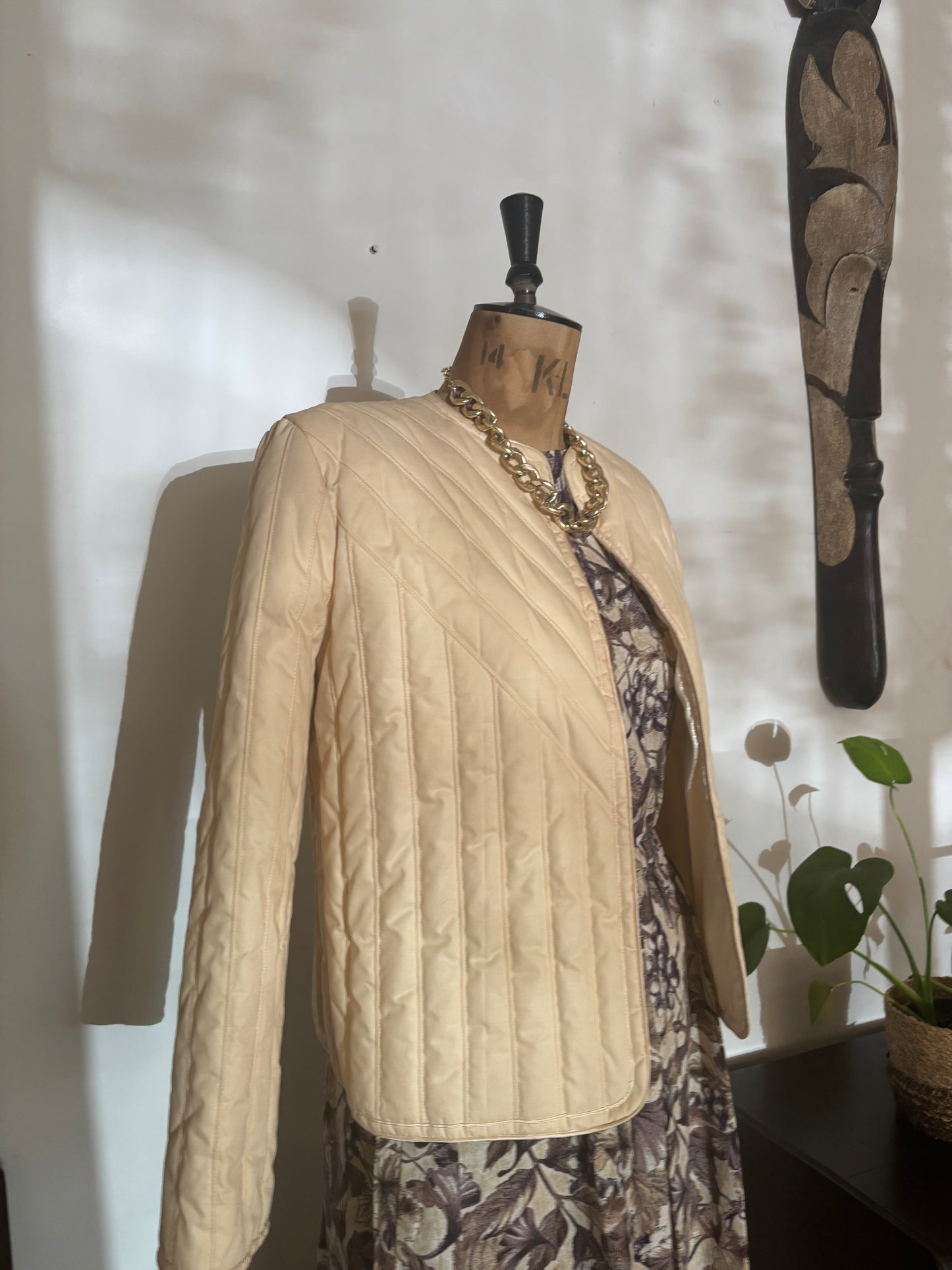 Vintage Silk Crop Jacket