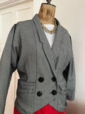 80s Houndstooth Vintage Blazer