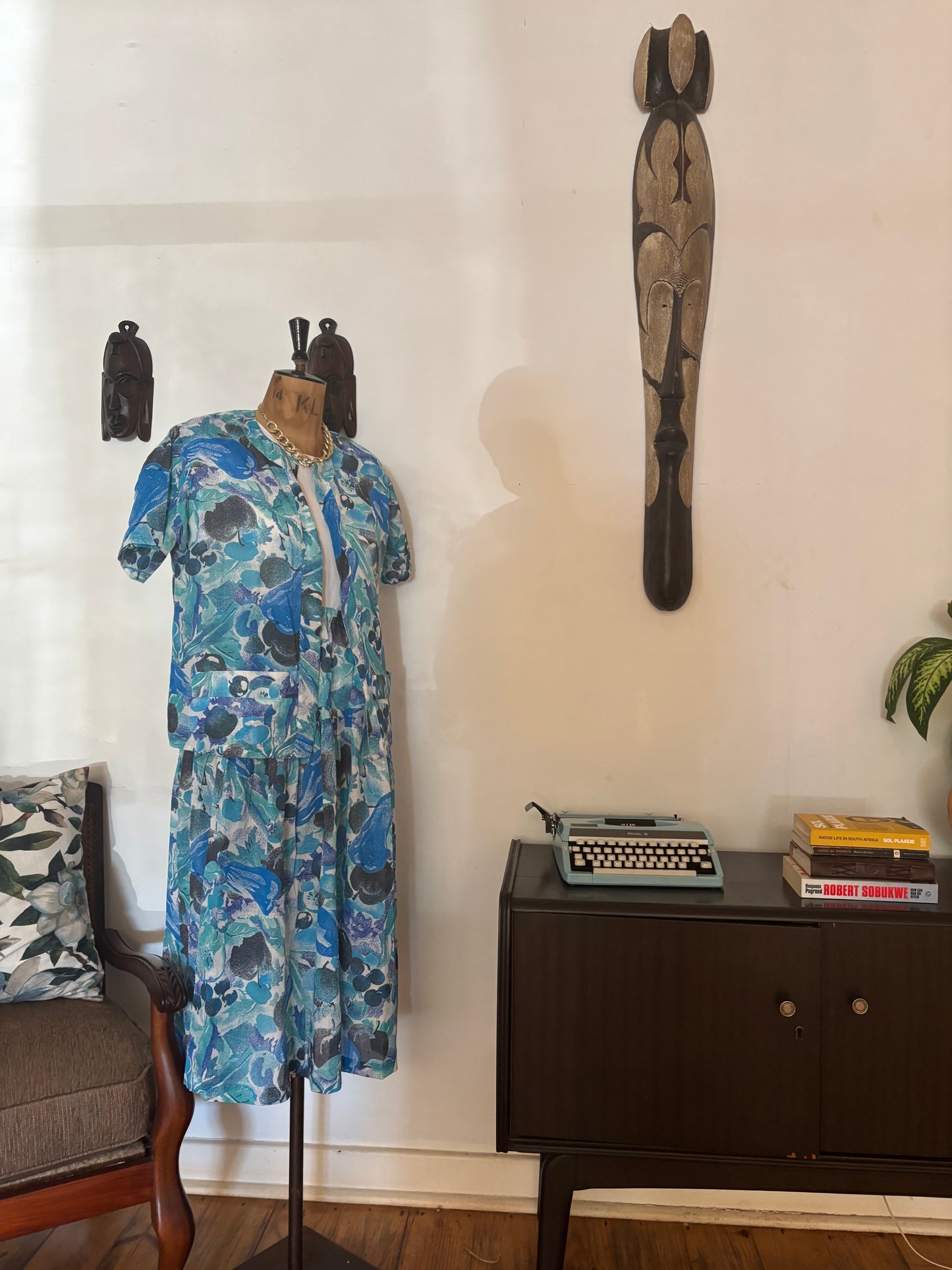 Blue Floral Vintage Summer Set