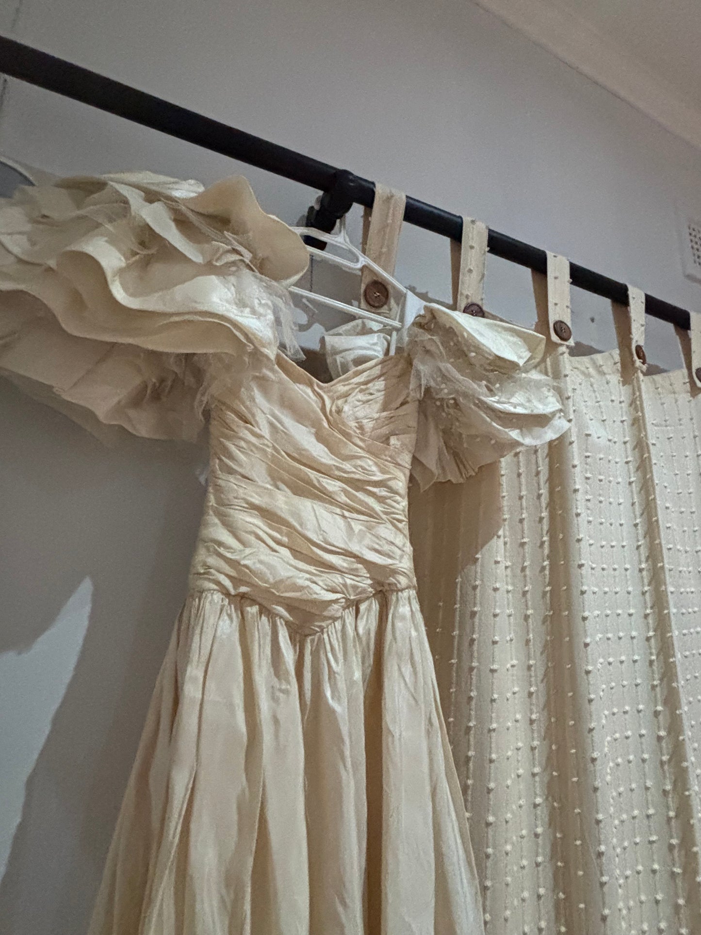Vintage Organza Wedding Dress