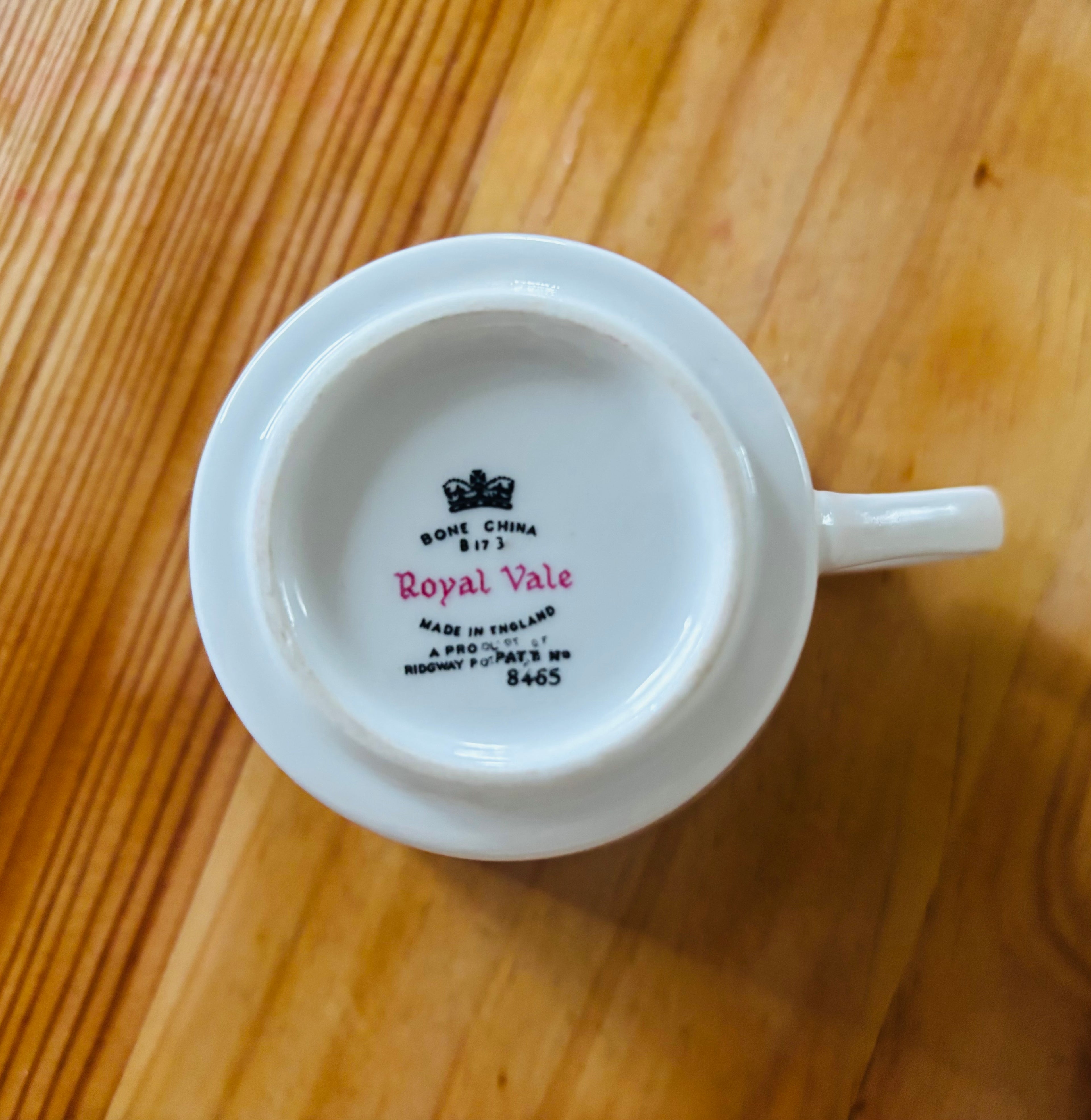 Retro Cup & Saucer Set