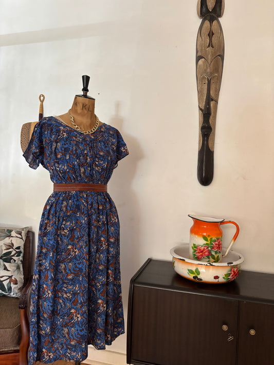 Print Vintage Dress