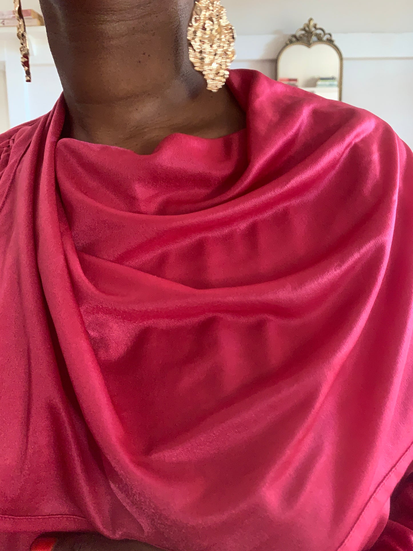 Cerise Pink Vintage Dress