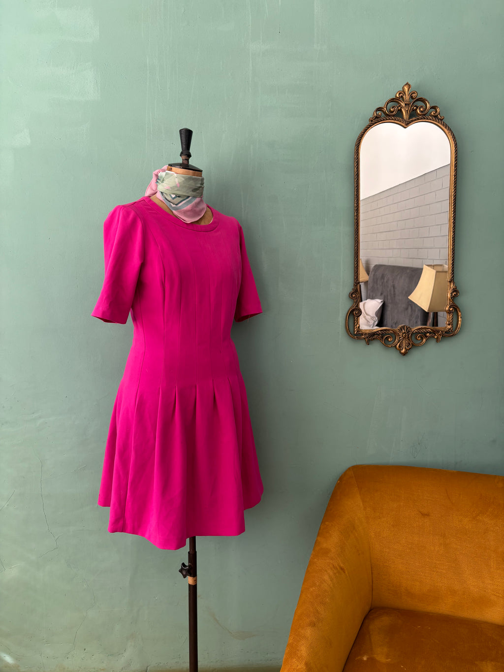 Pleated Vintage Tennis Dress