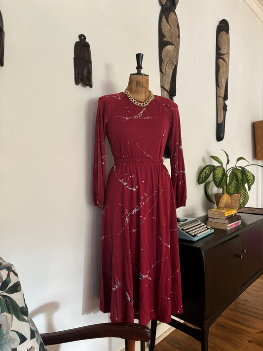 Maroon vintage set
