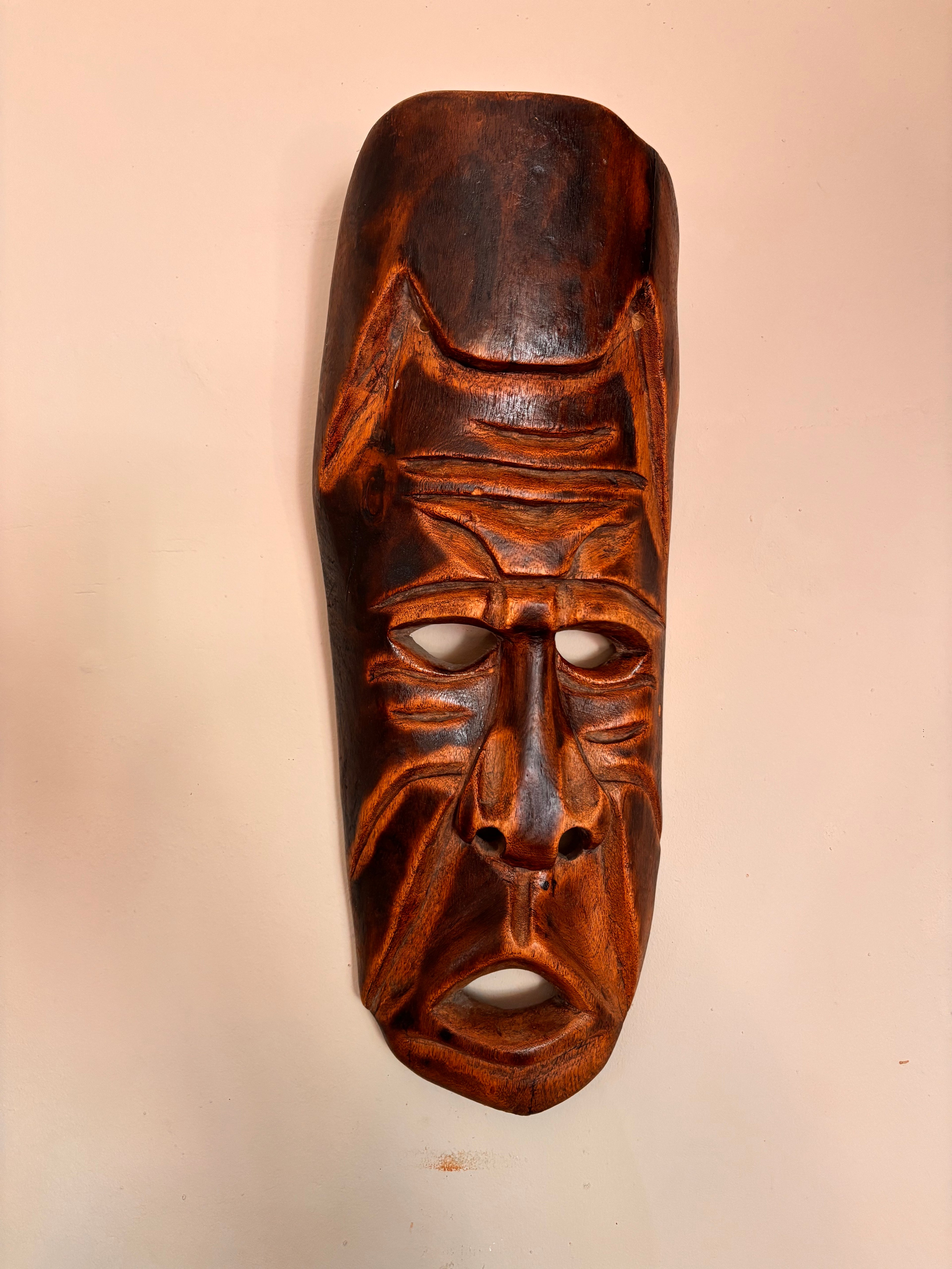 Vintage Handcrafted African Mask