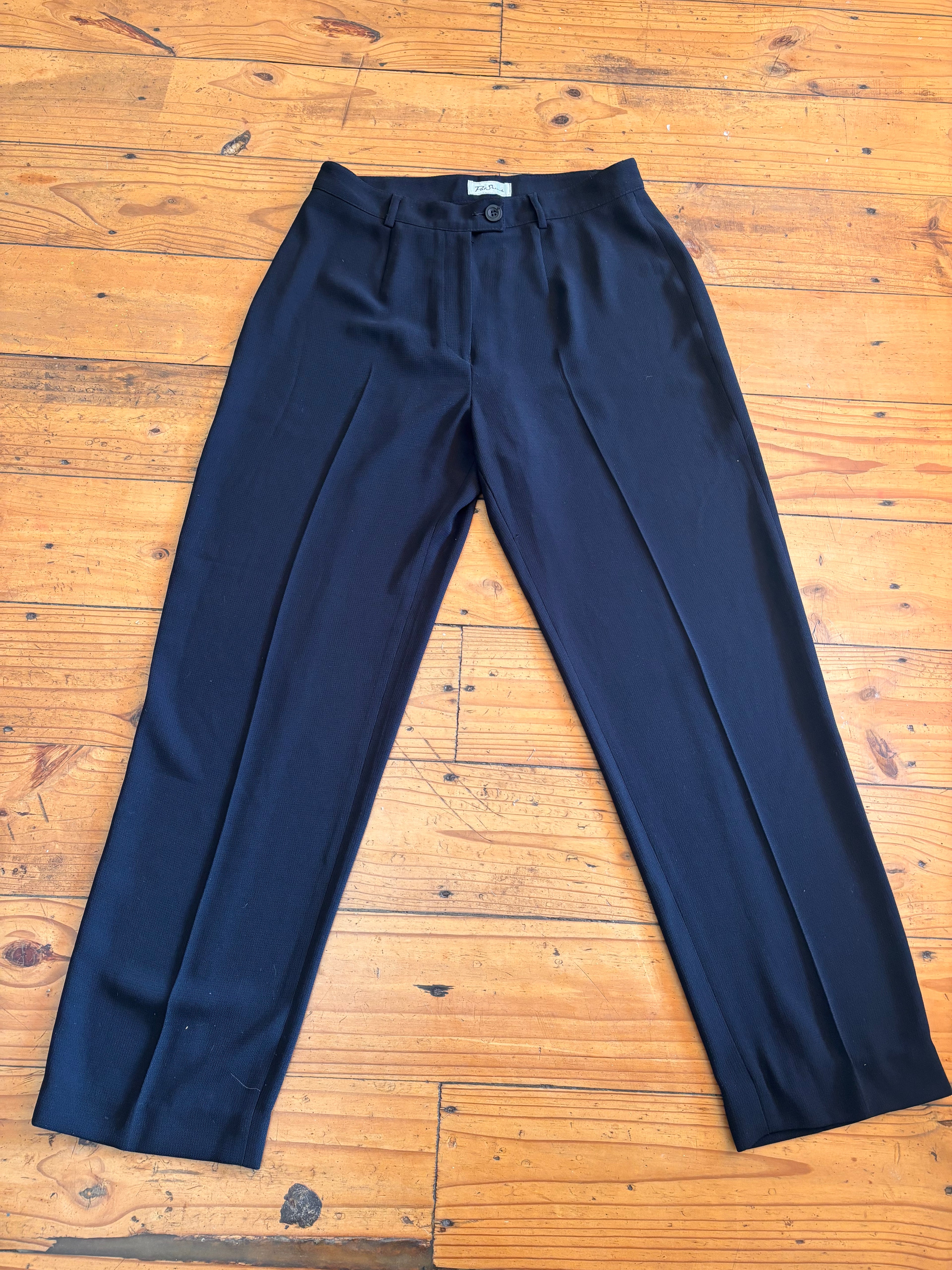 Black Vintage Highwaist Pants