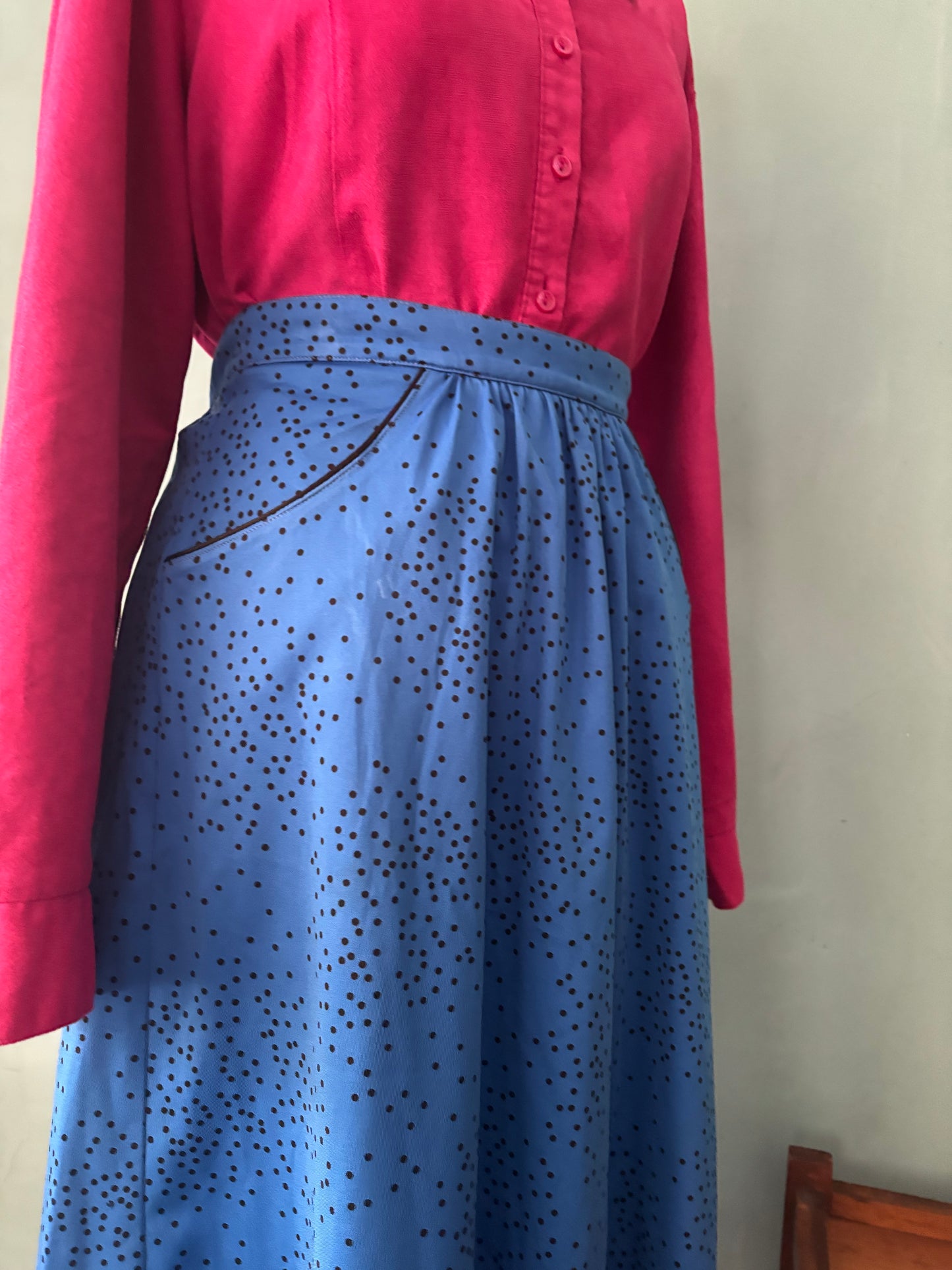 Vintage Dotted Skirt
