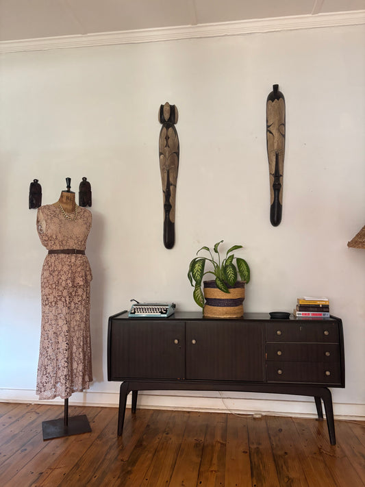 Champagne Vintage Lace Dress
