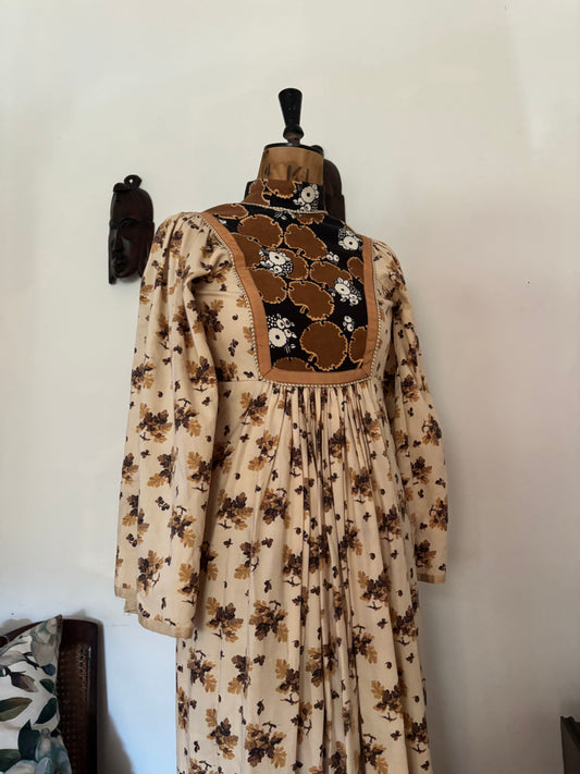 Vintage Maxi 70s Dress