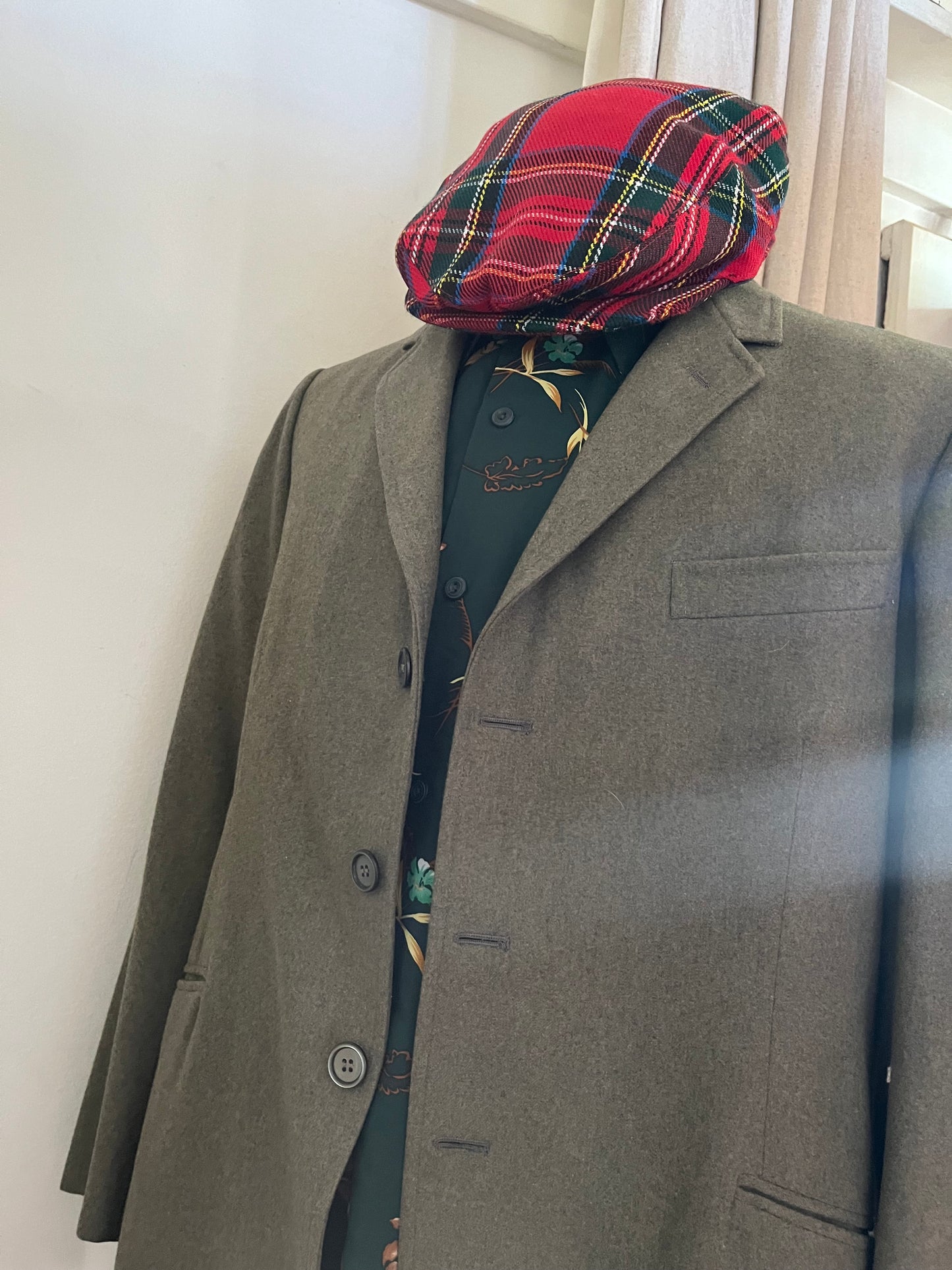 Green Wool Suit Blazer