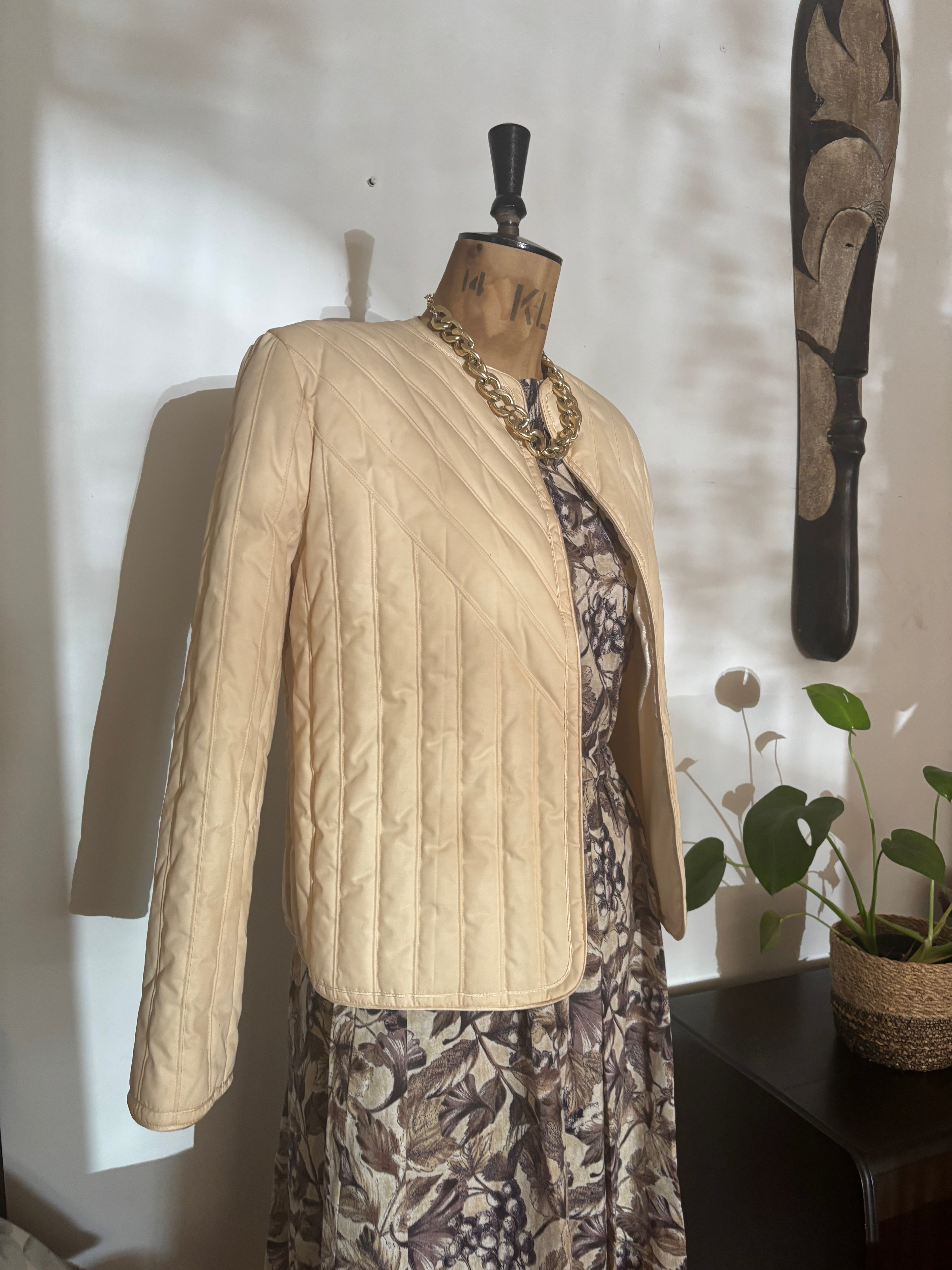 Vintage Silk Crop Jacket