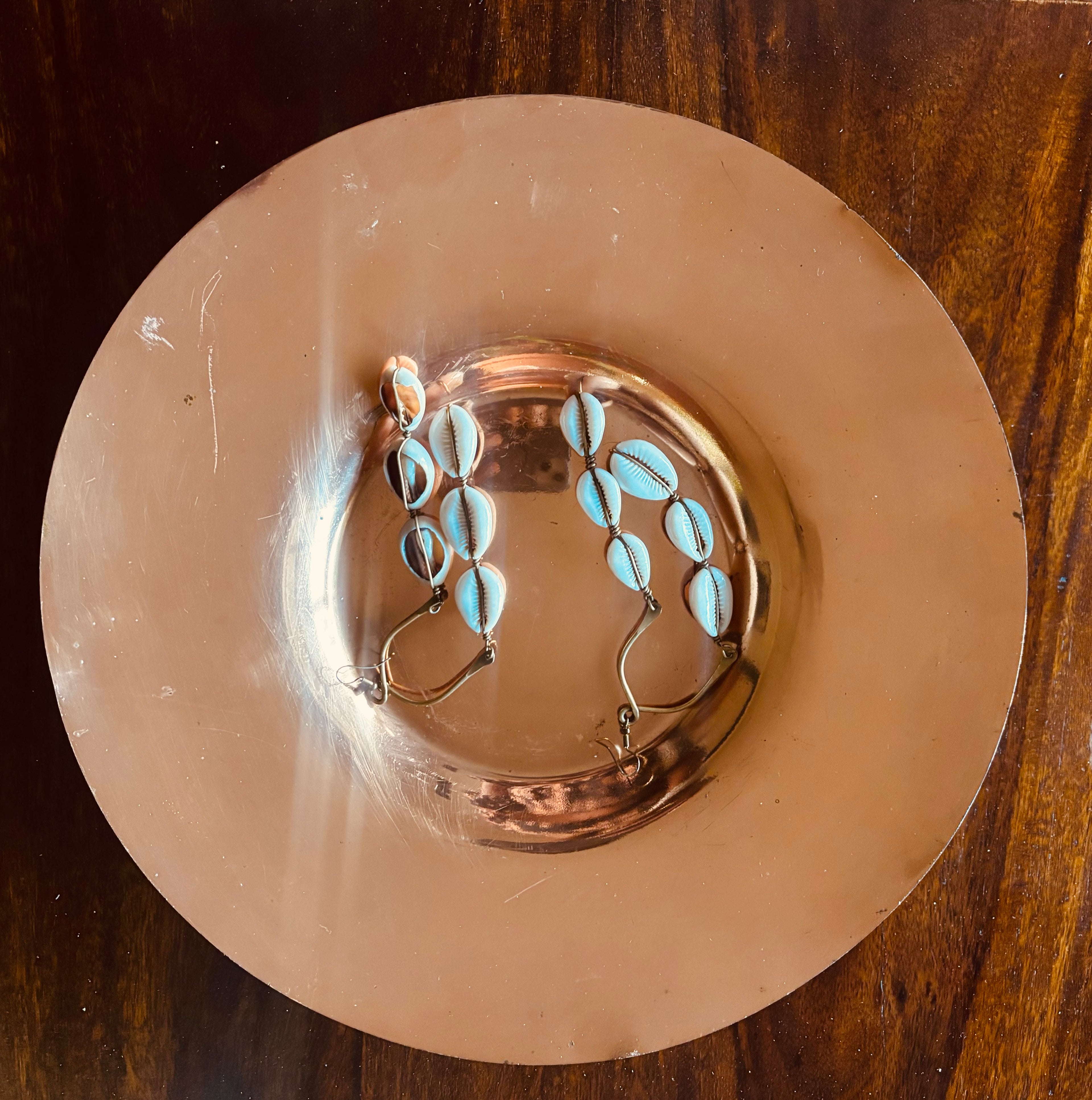 Copper decorative accessories plate