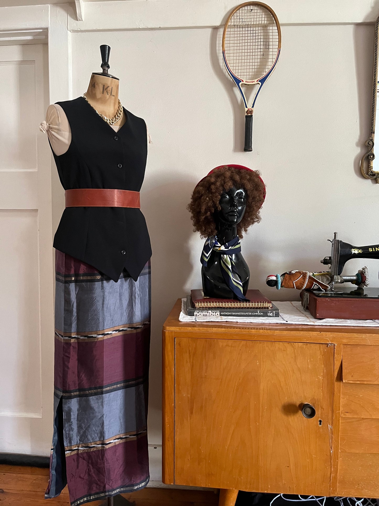 Vintage Black Waistcoat