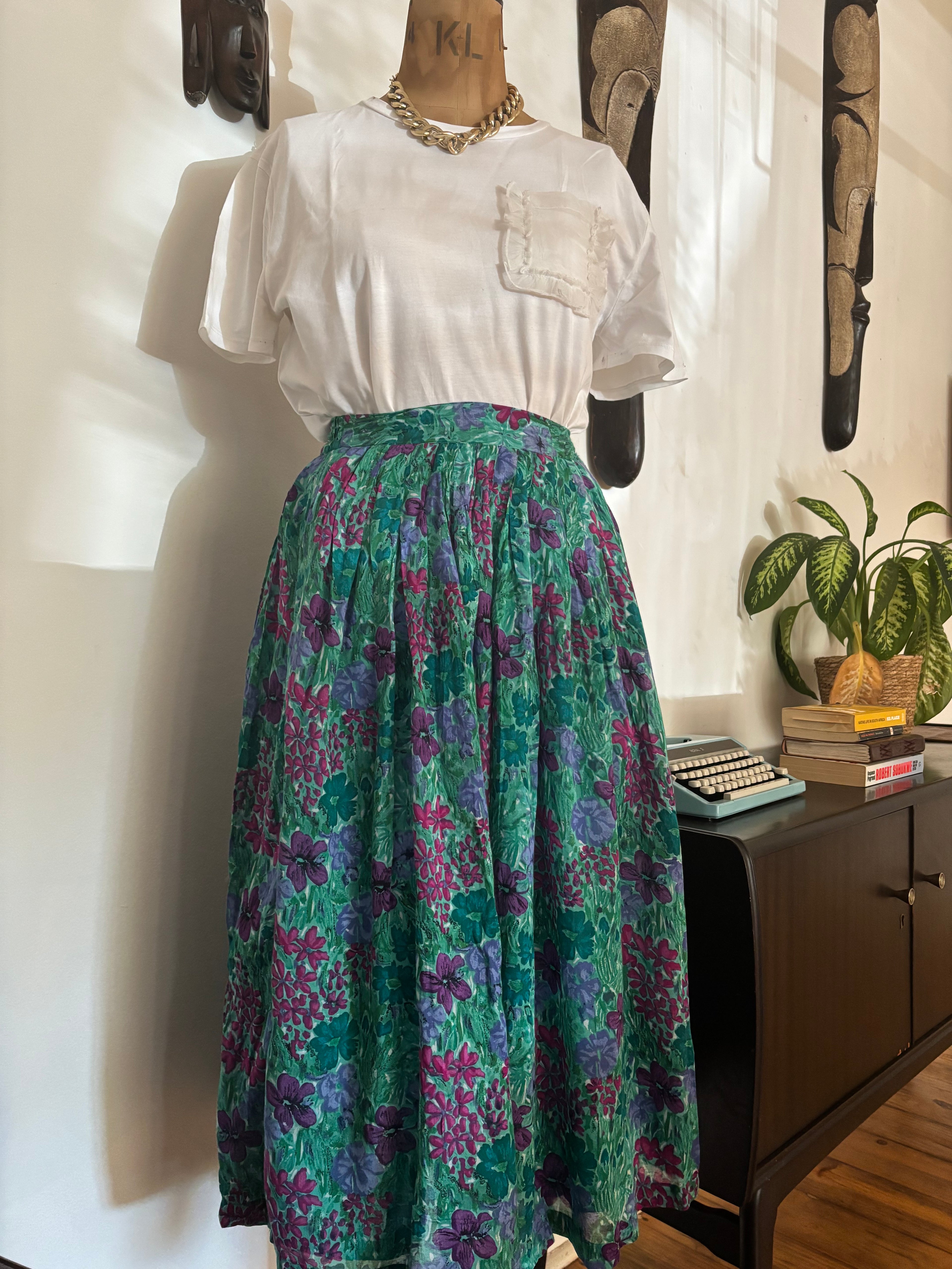 Floral vintage skirt