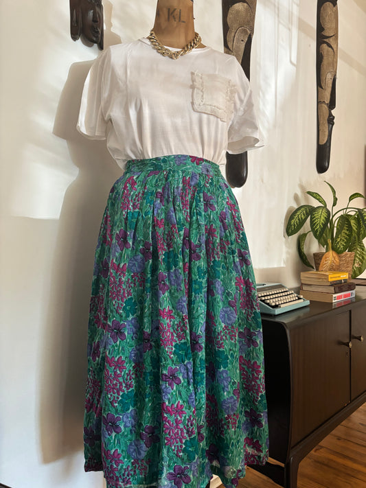 Floral vintage skirt